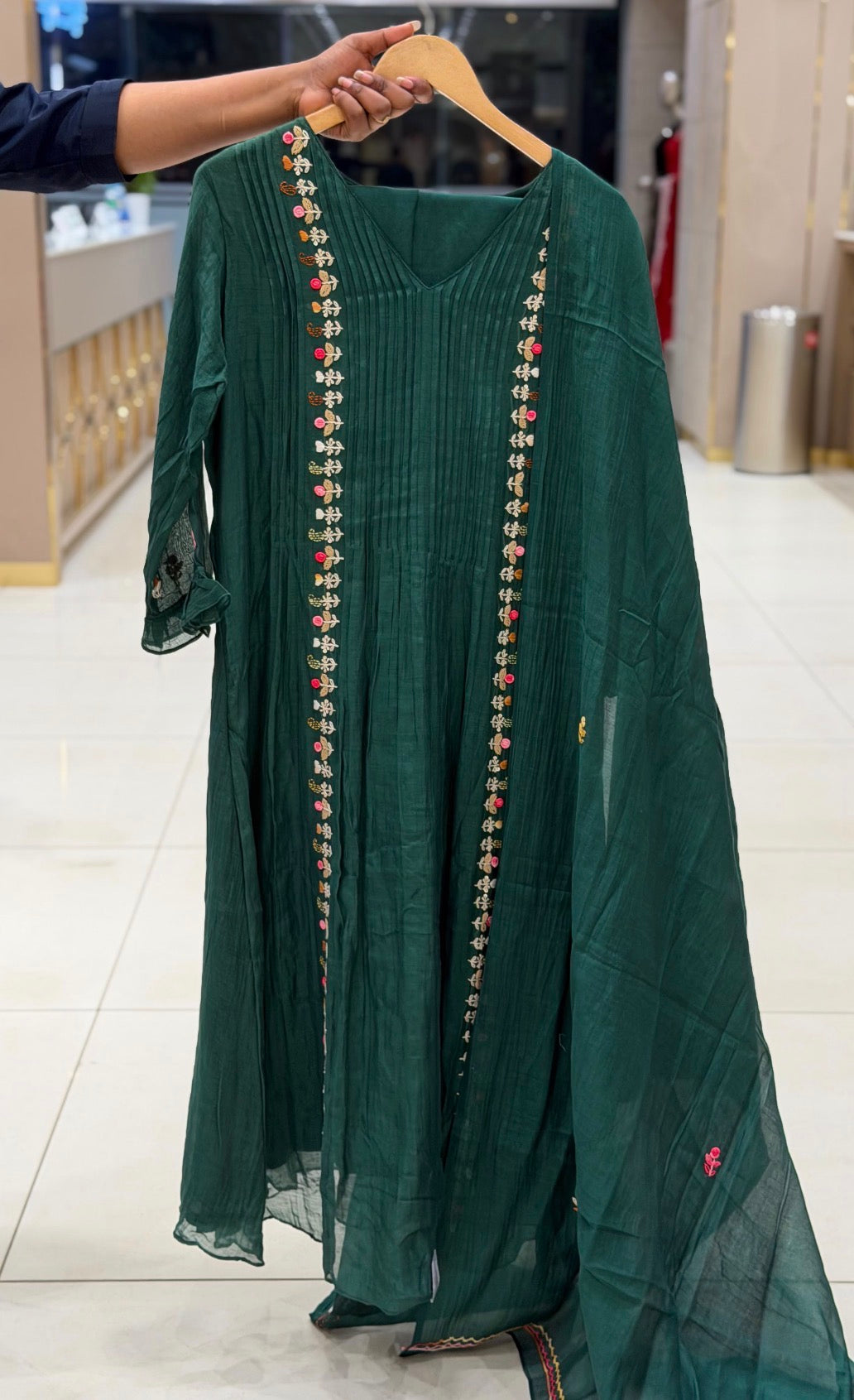 PARTY WEAR TOP,BOTTOM AND DUPATTA - IHA 35423