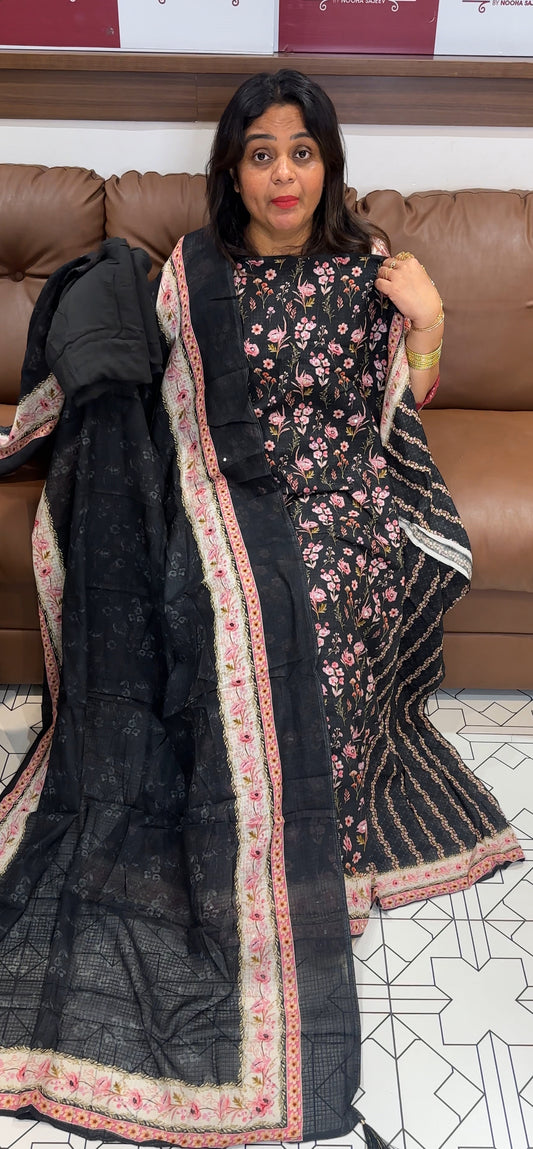 PRINTED COTTON UNSTITCHED SALWAR SUITS - IHA 26151