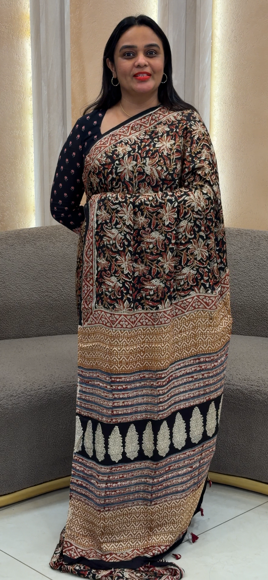 MODAL SILK SAREES - IHA 33379