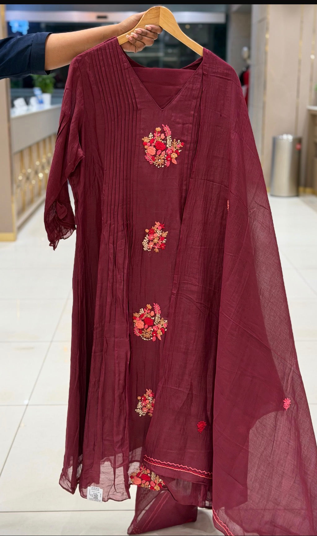 PARTY WEAR TOP,BOTTOM AND DUPATTA - IHA 35423