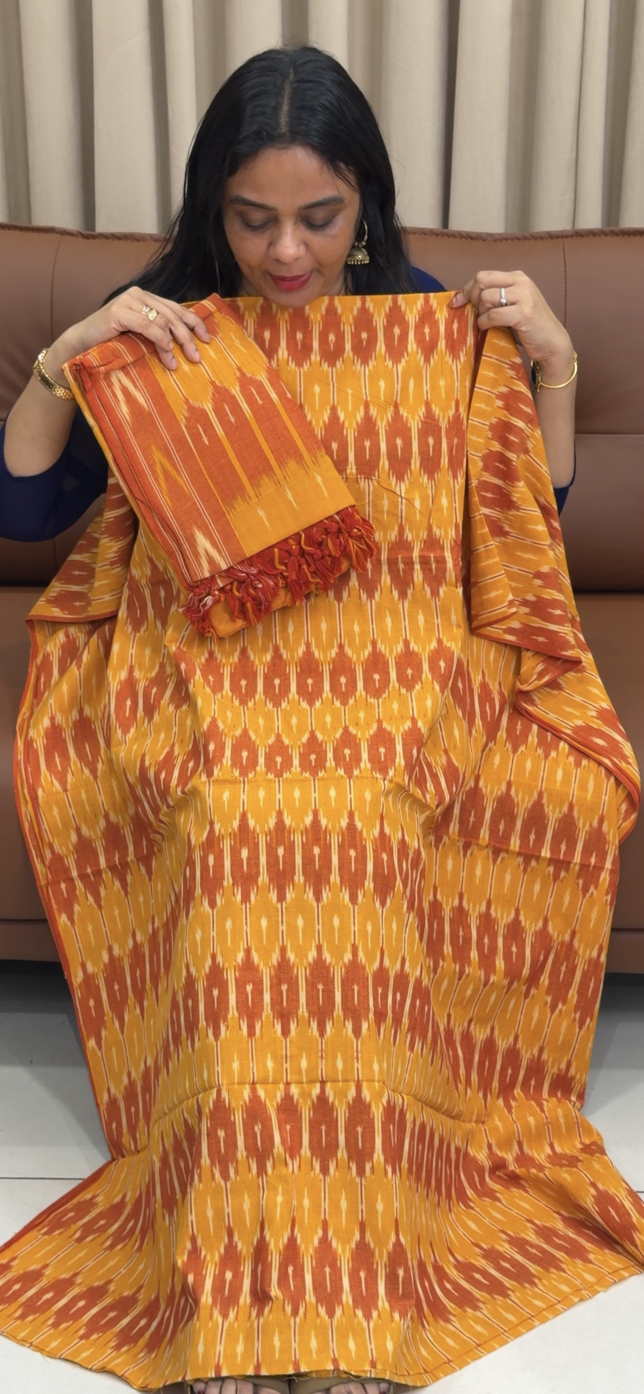 PRINTED UNSTITCHED SALWAR SUITS - IHA 33648