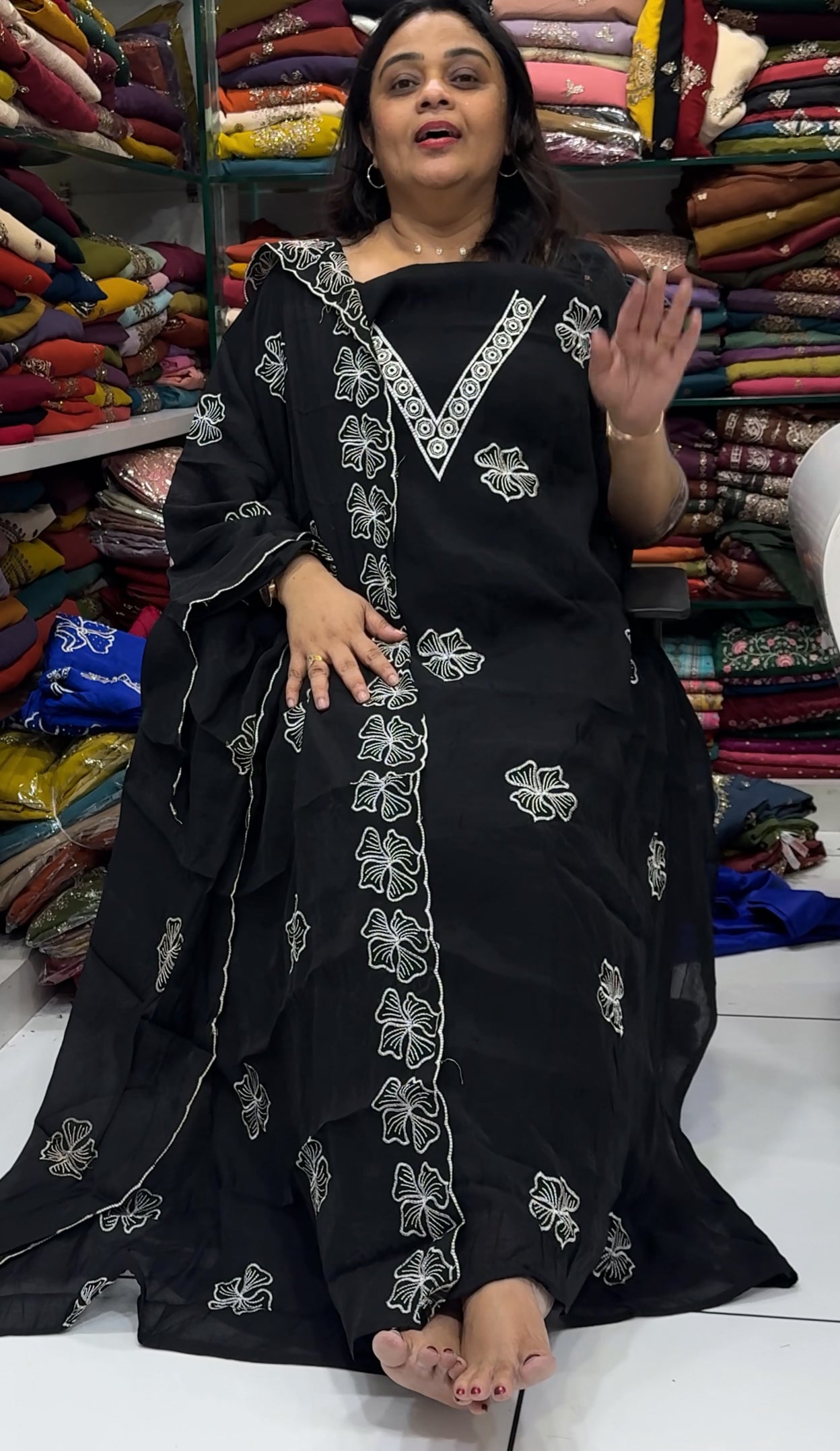 FORWARD UNSTITCHED SALWAR SUITS - IHA 28812