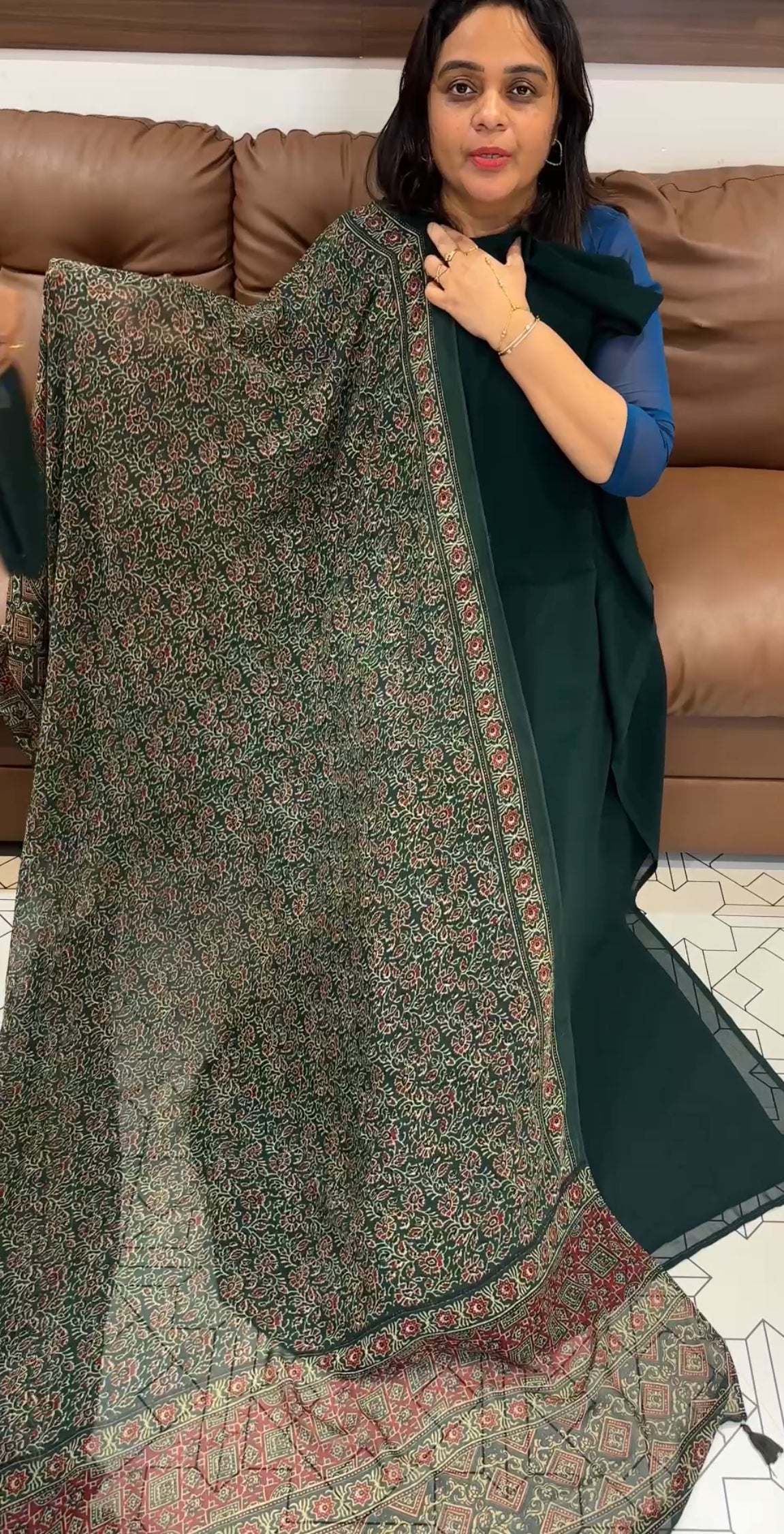 GEORGETTE UNSTITCHED SALWAR SUITS - IHA 26633