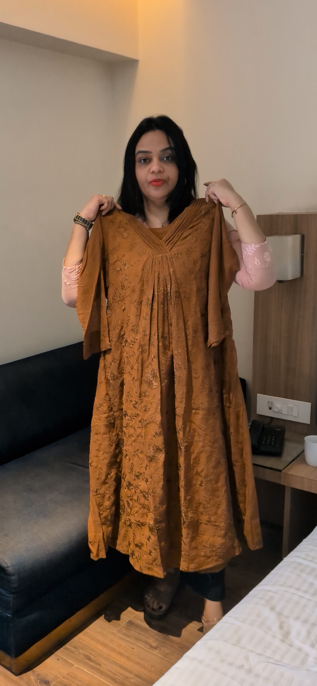 IHA'S IN-HOUSE CRUSHED MUL ALINE TOPS - IHA 33703