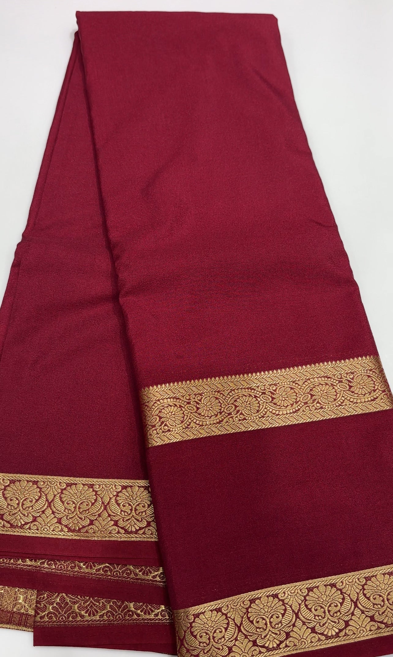 SEMI CRAPE SAREES - IHA 27244