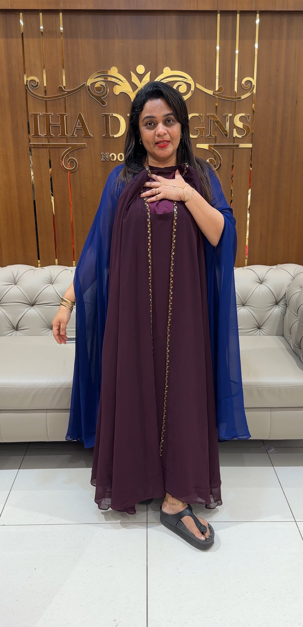 IHA'S IN-HOUSE HAND WORKED CAPE TOPS - IHA 24632