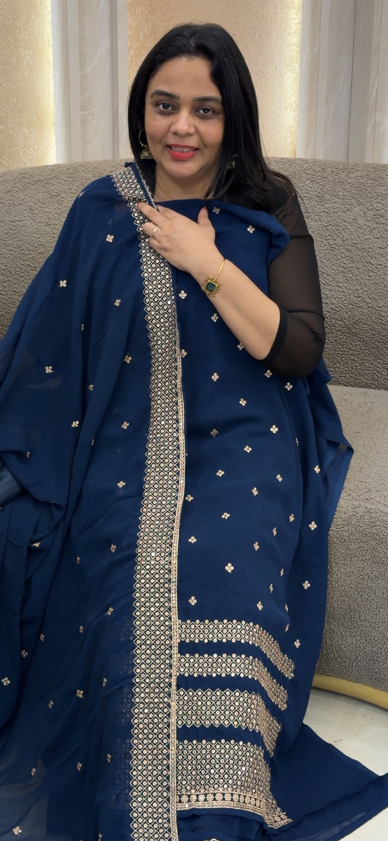 BUDGET BUY UNSTITCHED SALWAR SUITS - IHA 33572