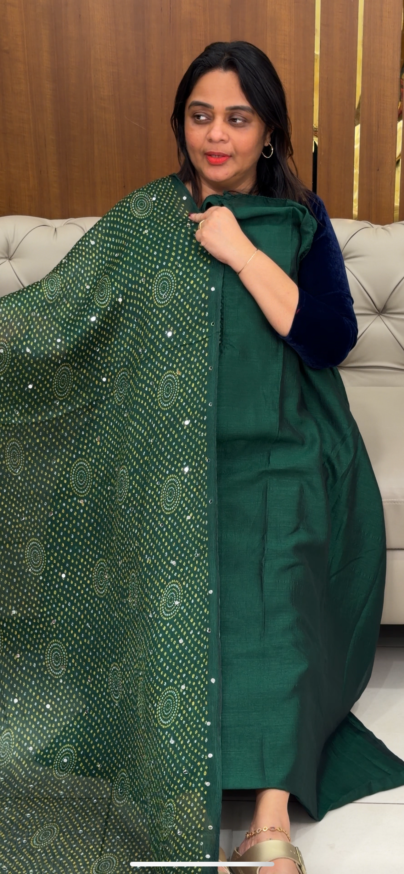 SEMI RAW SILK UNSTITCHED SALWAR SUITS - IHA 29839