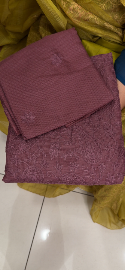 NET KOTA UNSTITCHED SALWAR SUITS -  IHA 34645