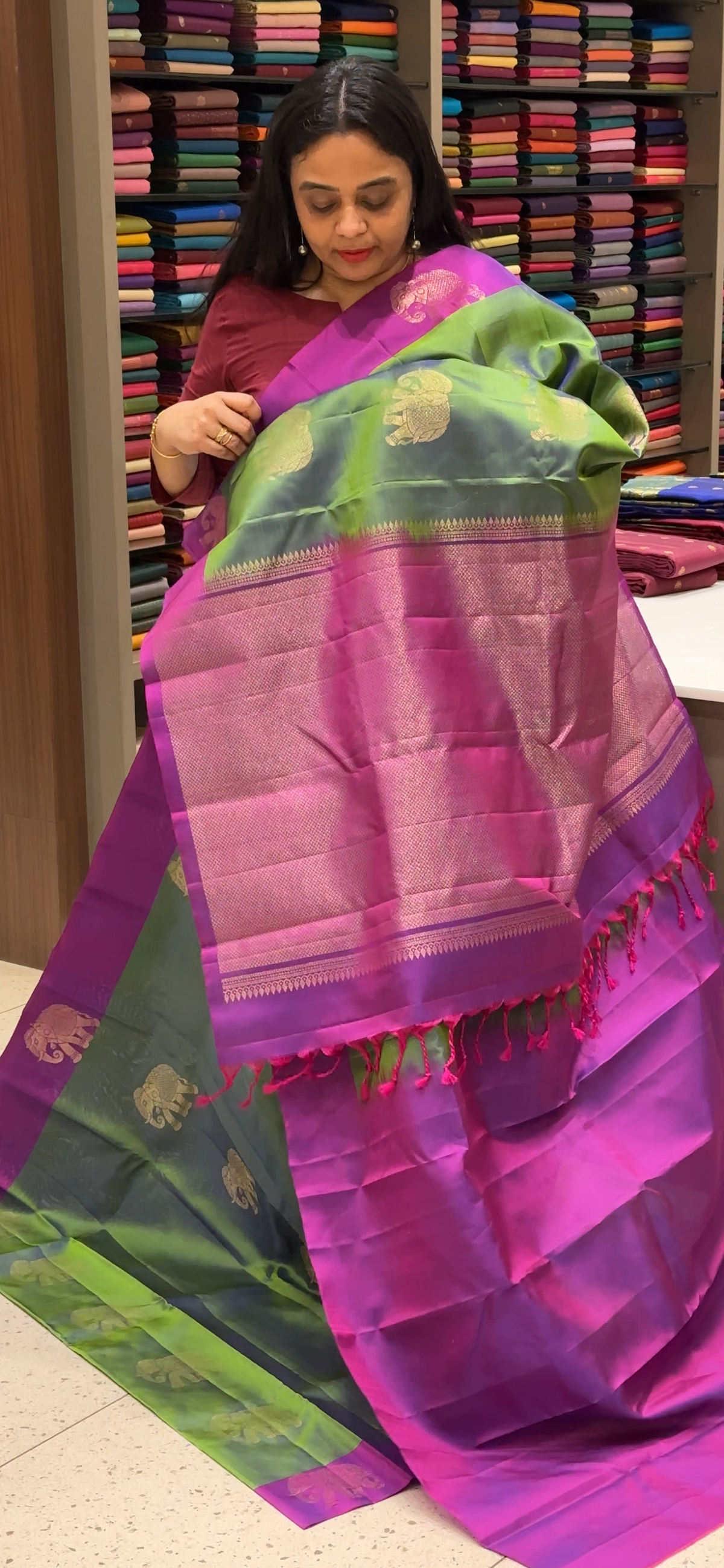 DESIGNR SOFT SILK SAREES - IHA 35597