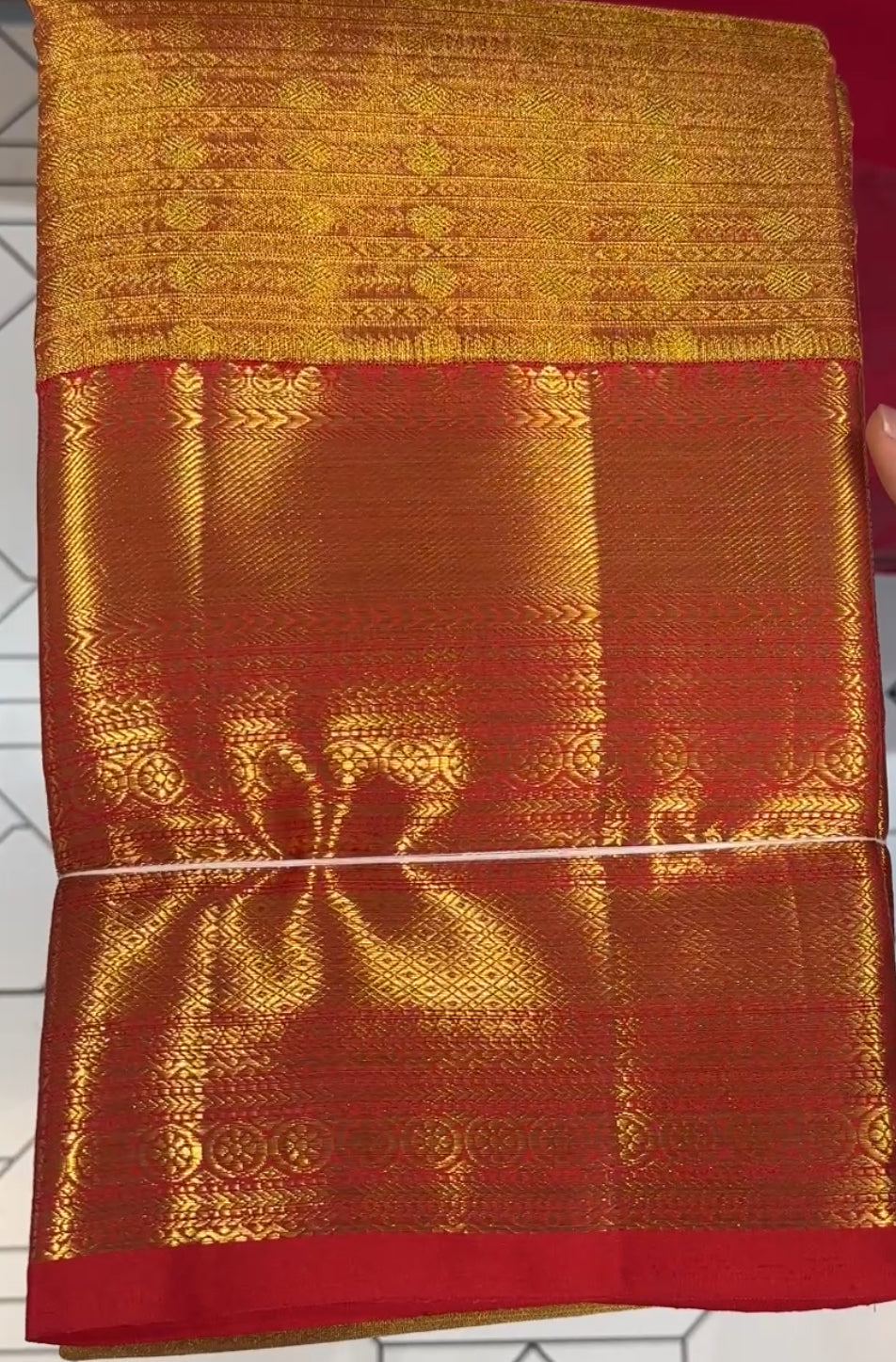 DESIGNER TISSUE KANCHIPURAM SAREES - IHA 18638