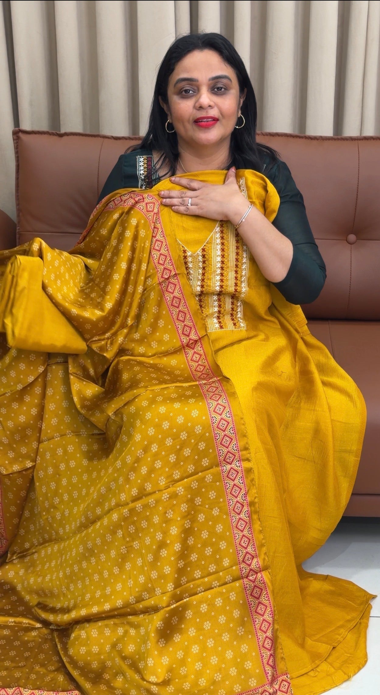 SEMI RAW SILK UNSTITCHED SALWAR SUITS - IHA 33935