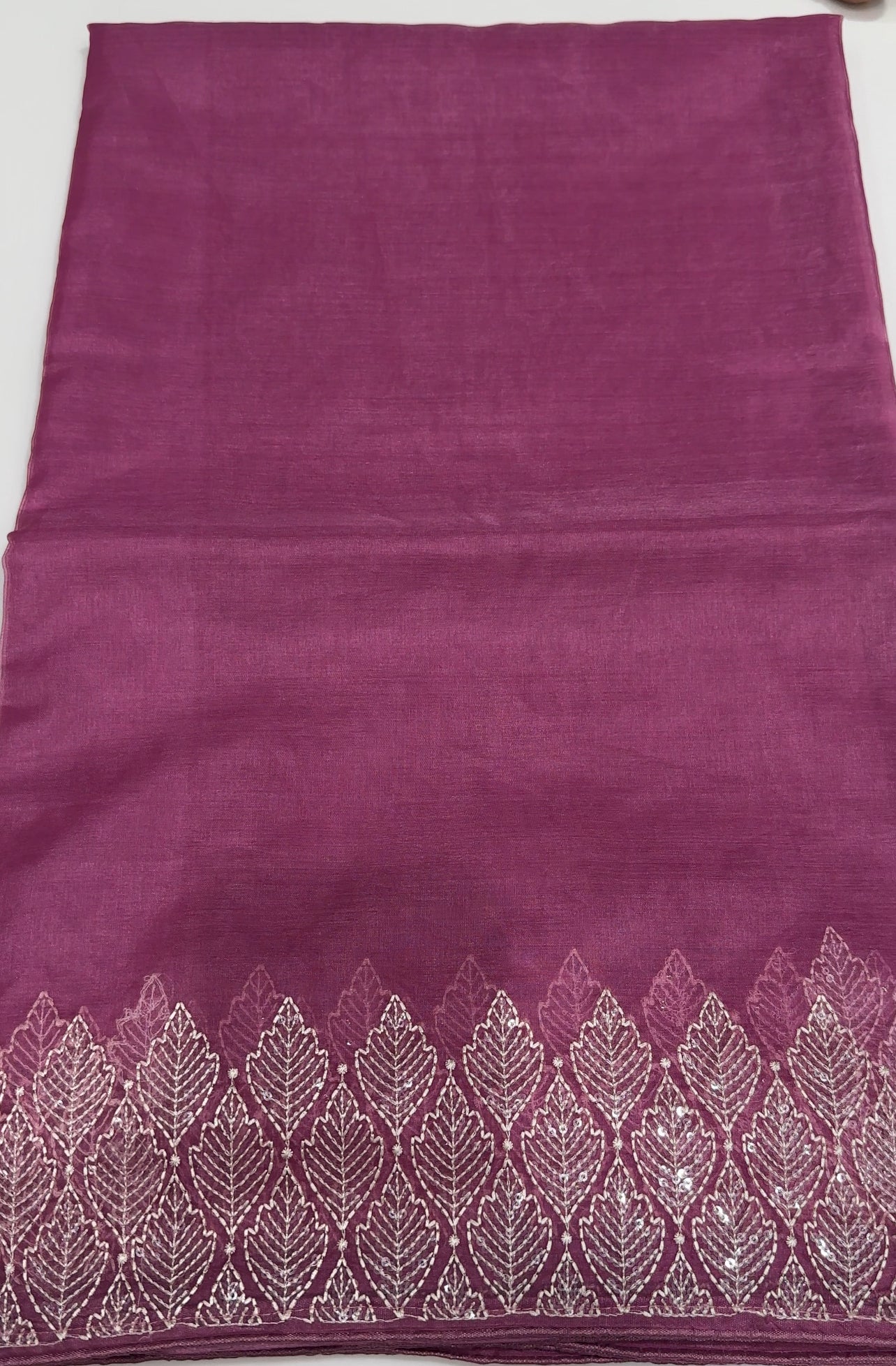 NYLON ORGANZA SAREES - IHA 27336