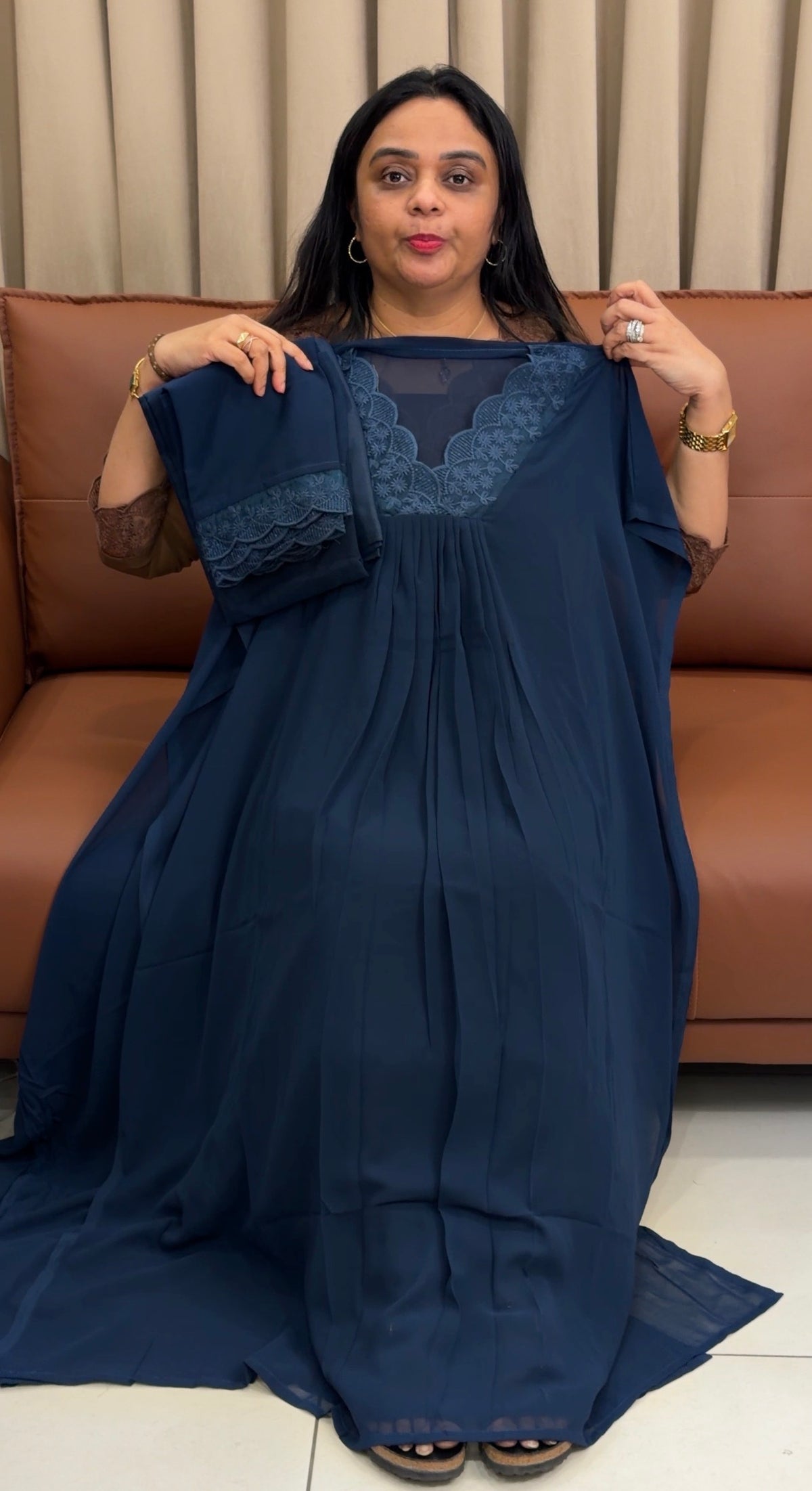 FAUX GEORGETTE UNSTITCHED SALWAR SUITS - IHA 35299