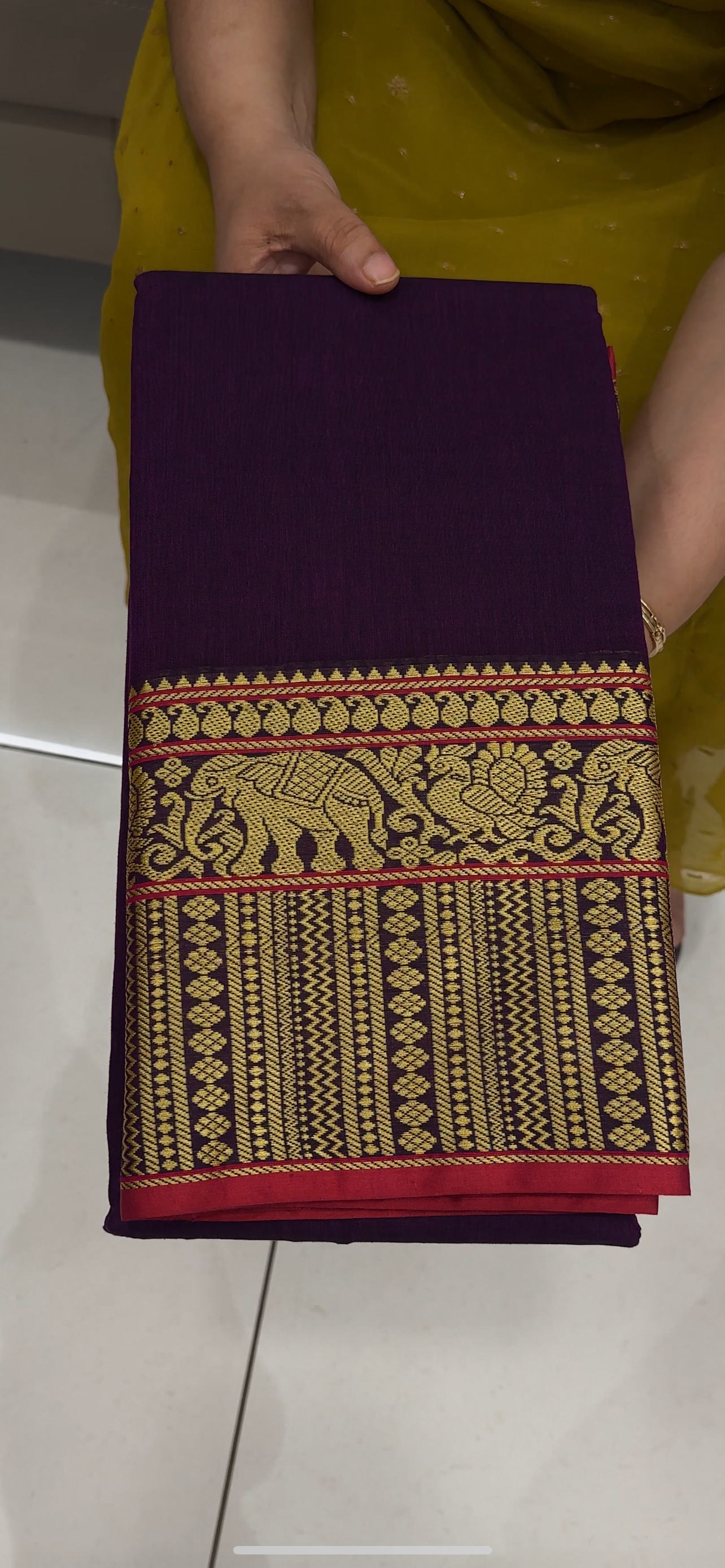 HANDLOOM COTTON SAREES - IHA 28577