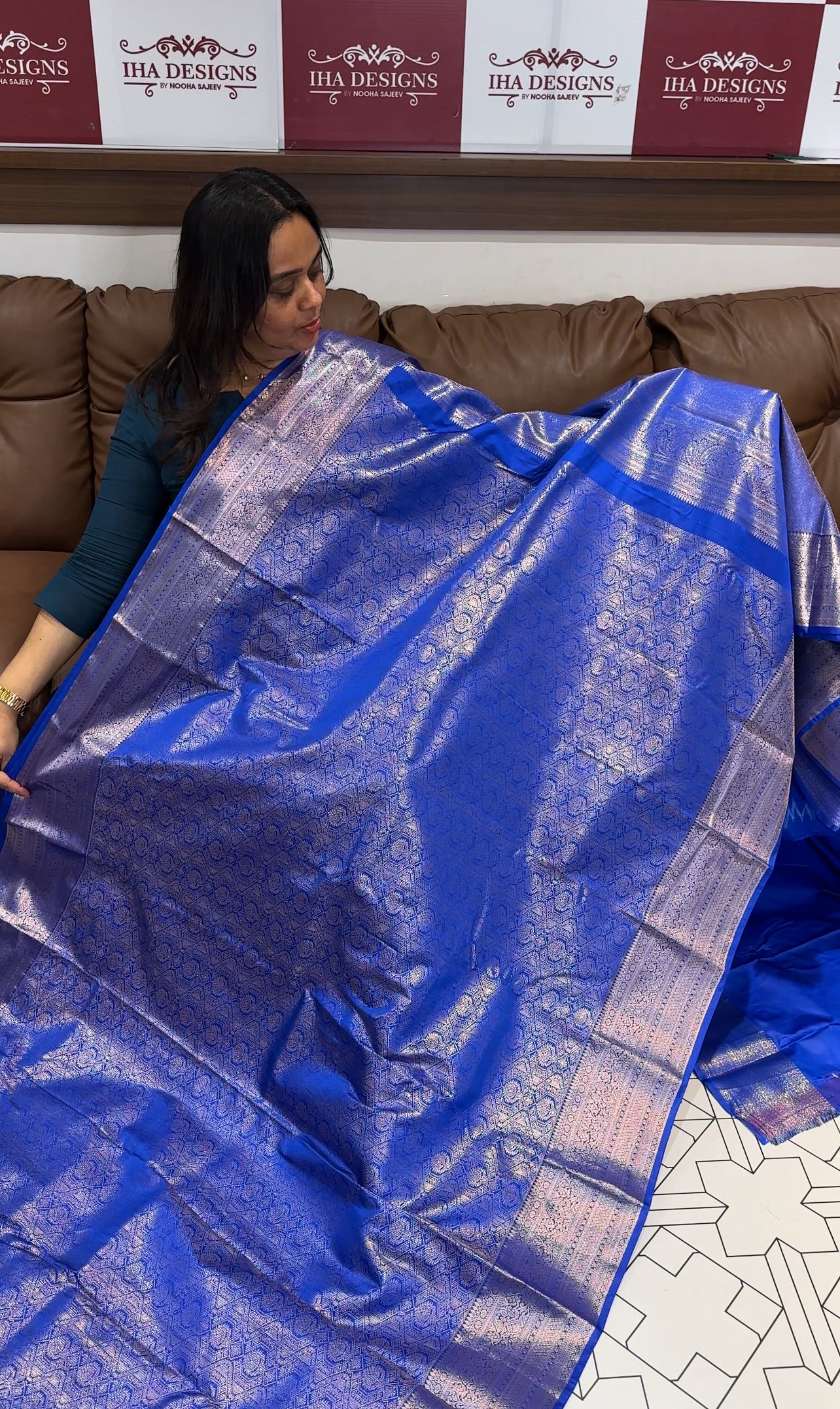 DESIGNER KANCHIPURAM SAREES -  IHA 27196