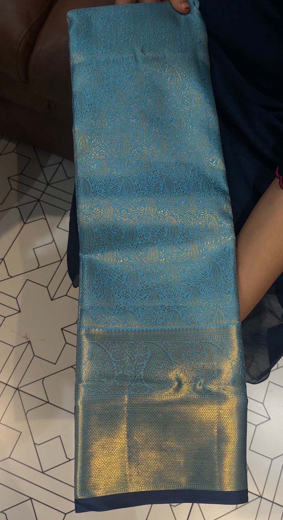DESIGNER BROCADE SILK SAREES - IHA 32875