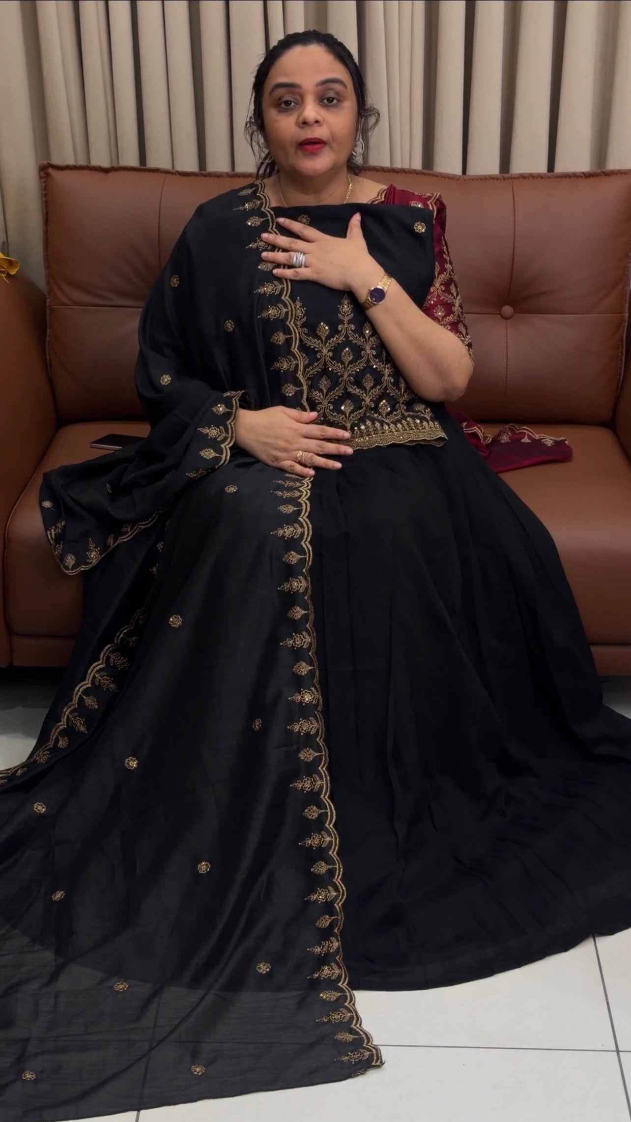 IHA'S IN-HOUSE SEMI STITCHED DHAVANI SETS - IHA 34725