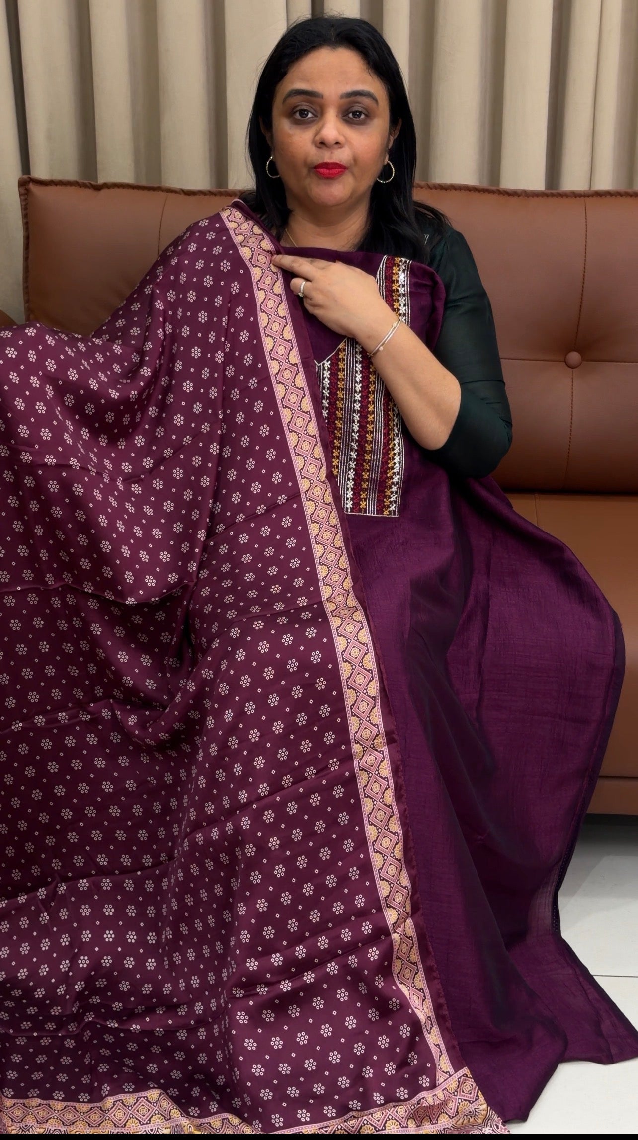 SEMI RAW SILK UNSTITCHED SALWAR SUITS - IHA 33935