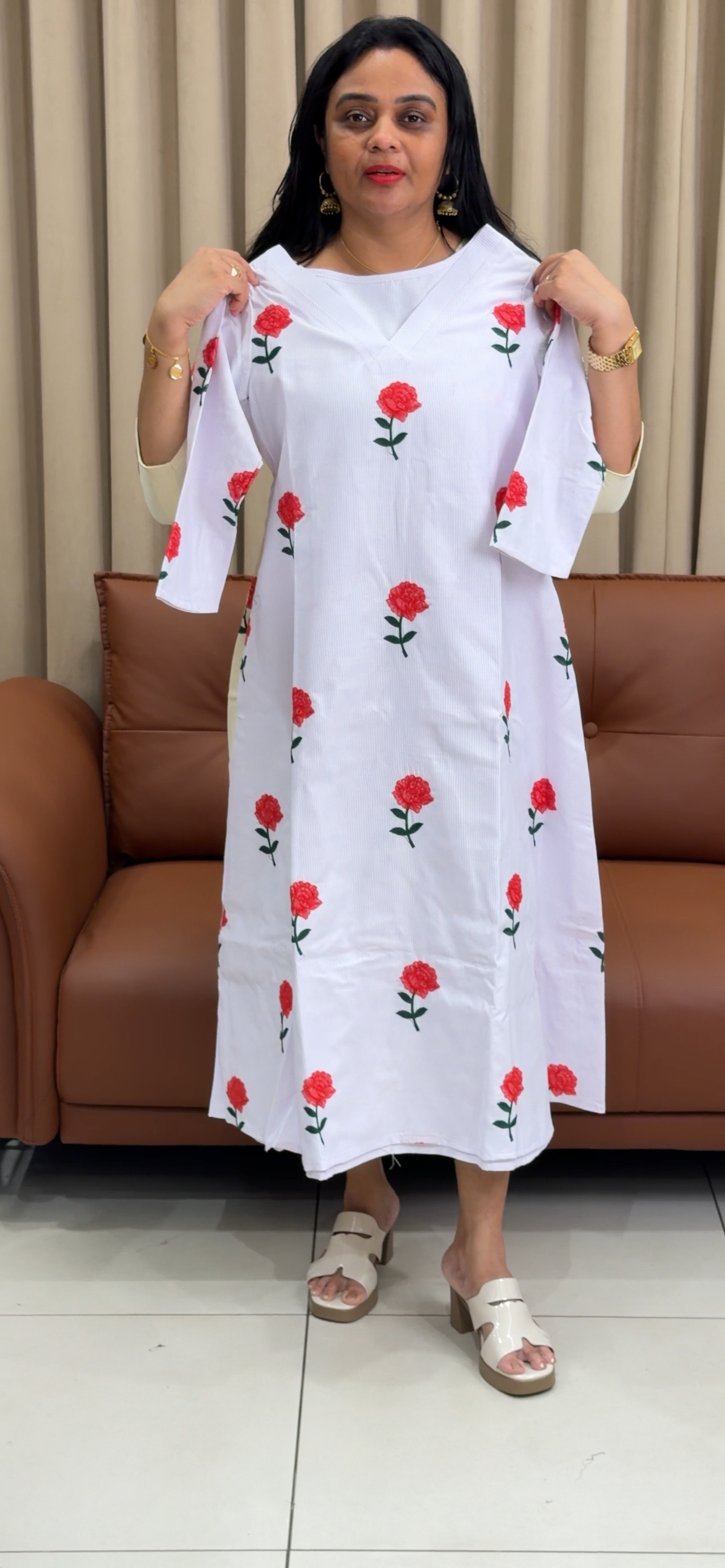 IHA'S IN-HOUSE HANDLOOM FROCKS - IHA 35789