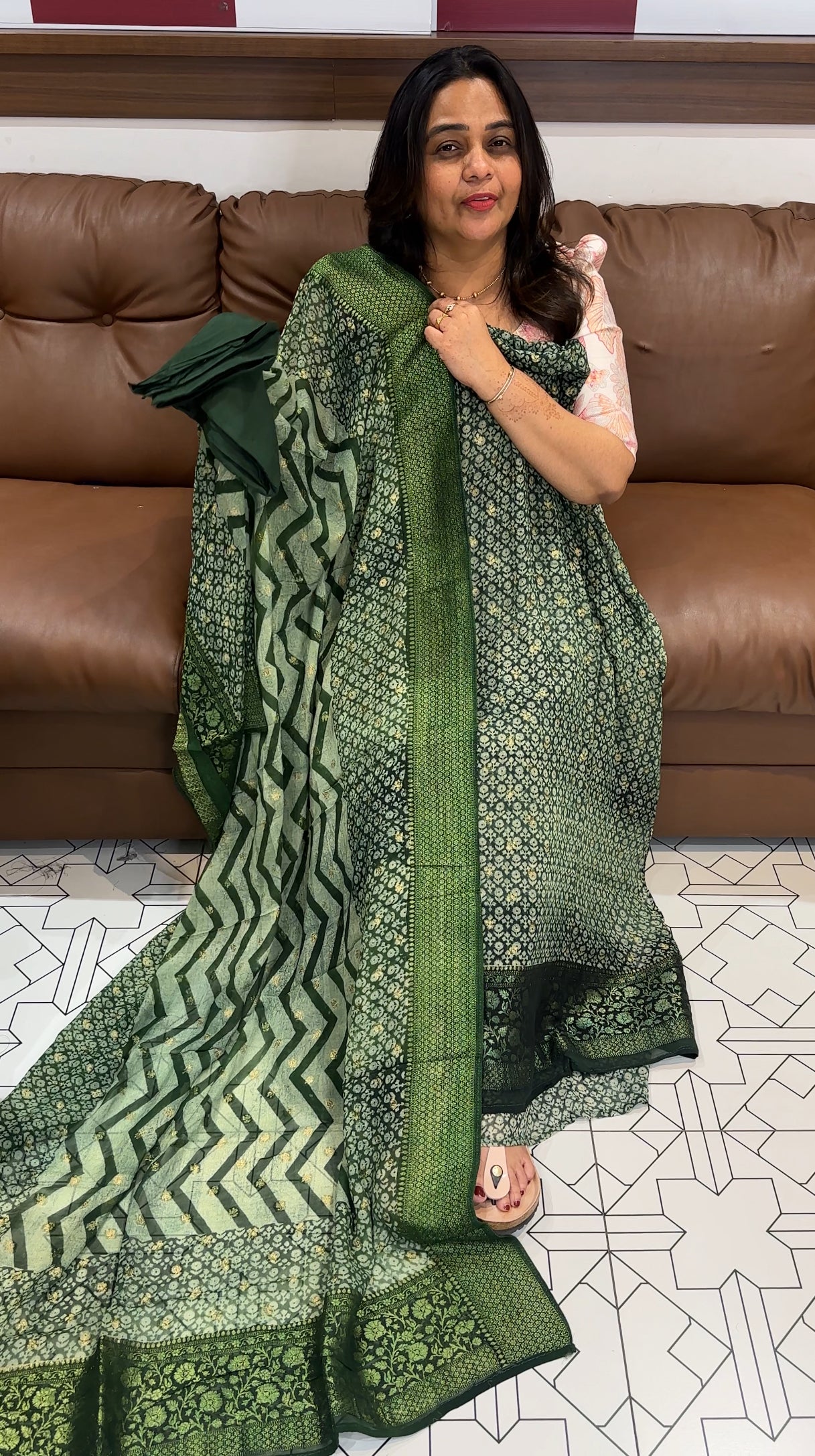 VISCOSE GEORGETTE UNSTITCHED SALWAR SUITS - IHA 27704