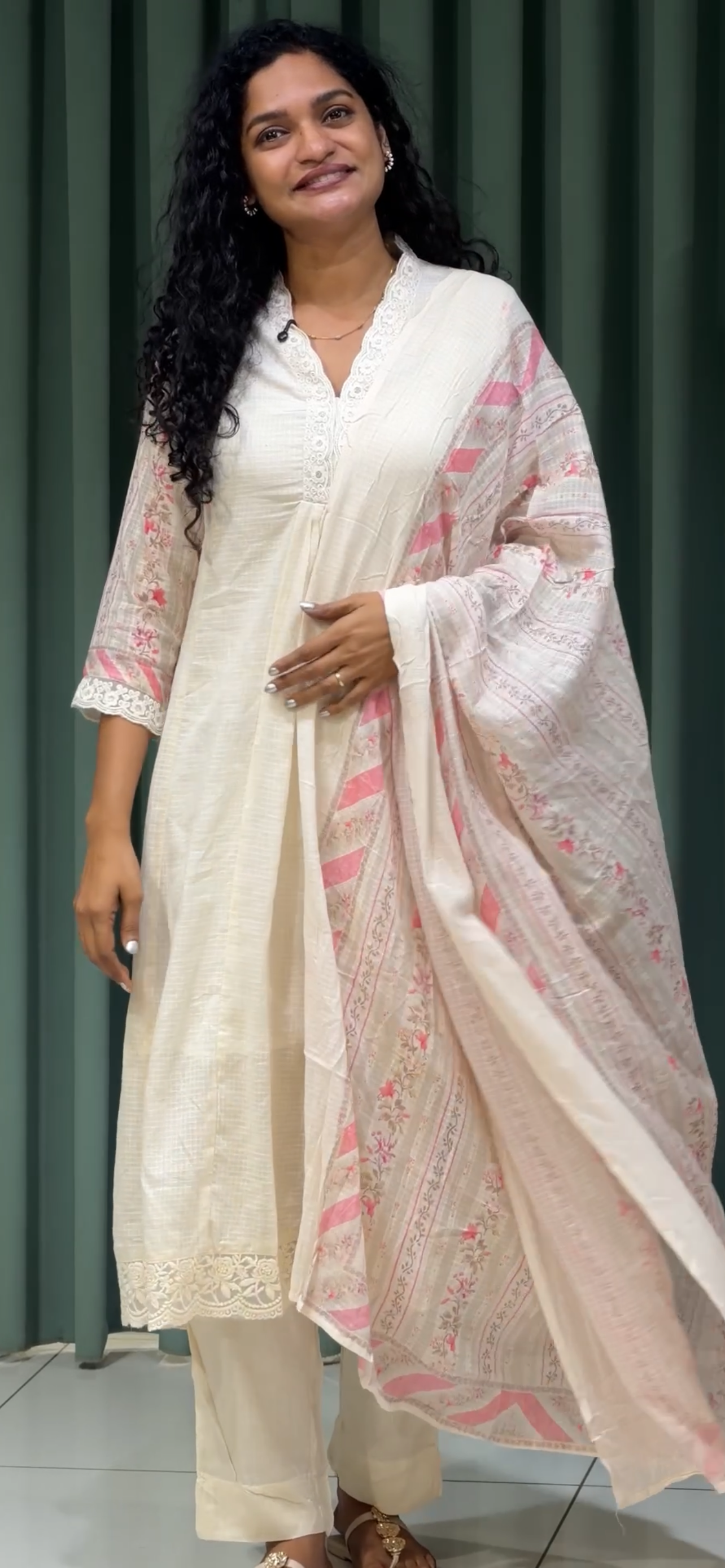 KOTA COTTON TOP, BOTTOM AND DUPATTA - IHA 33274