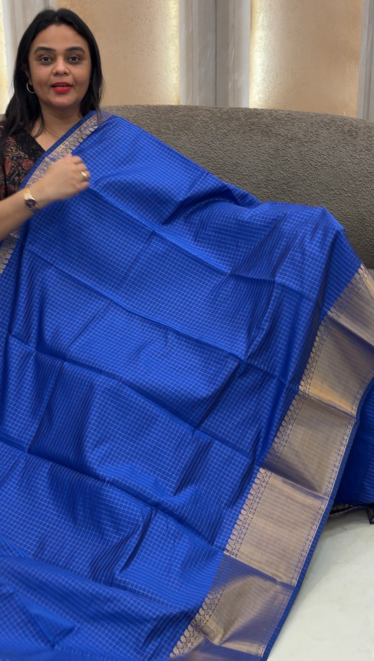 SEMI BANARASI SAREES - IHA 33193