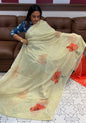 SOFT ORGANZA SAREES - IHA 18600