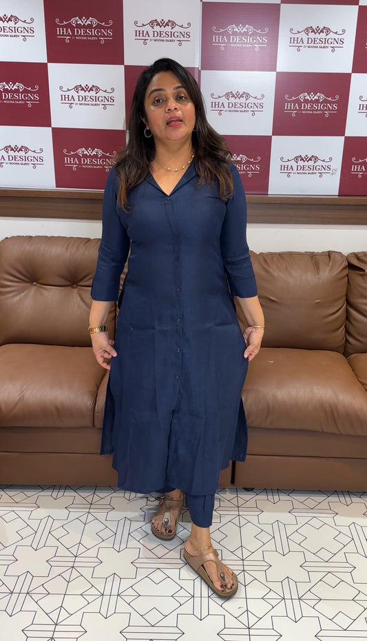 LINEN LONG CO-ORDS SETS - IHA 26473