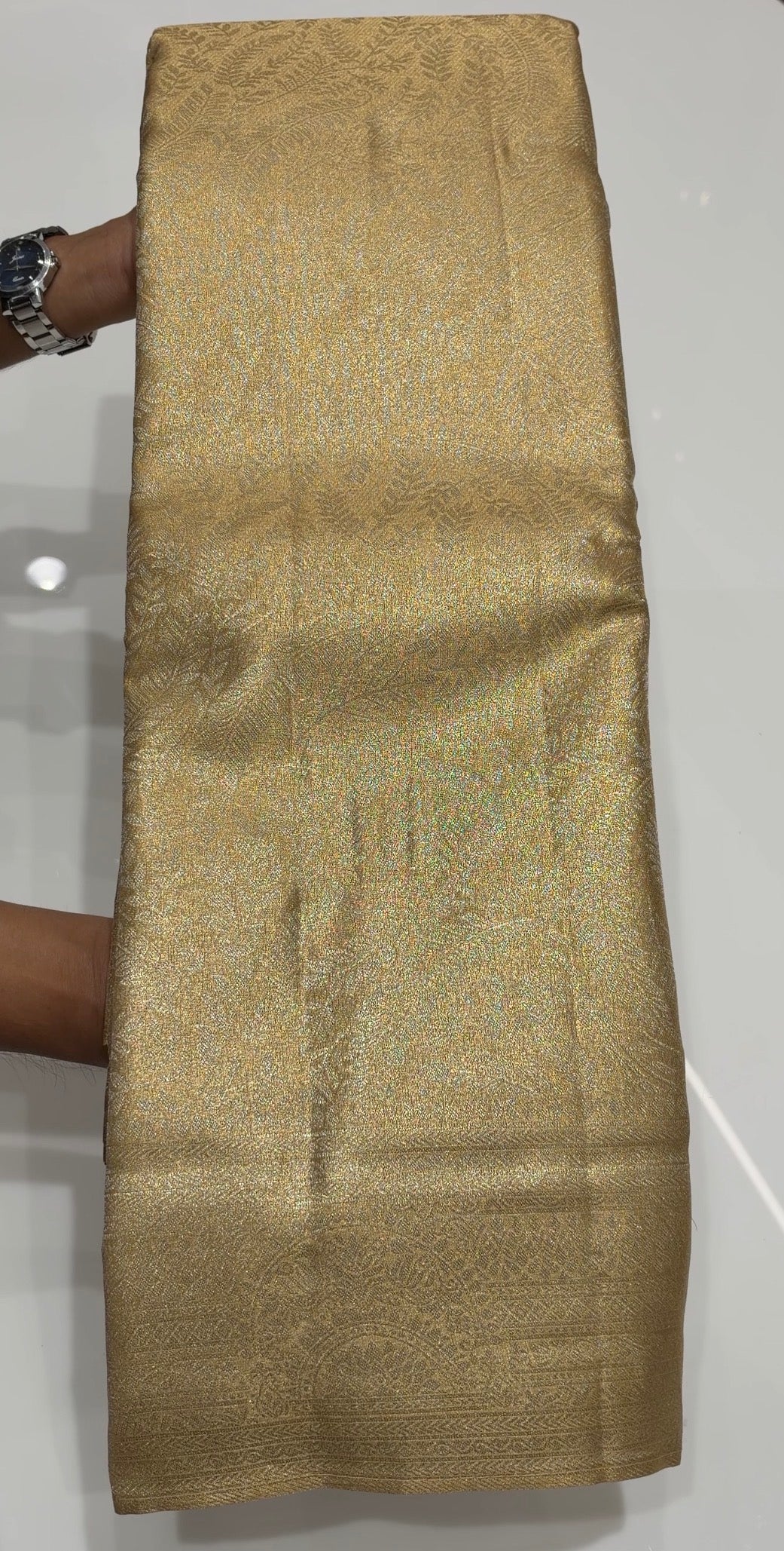 SEMI TISSUE SAREES - IHA 35821