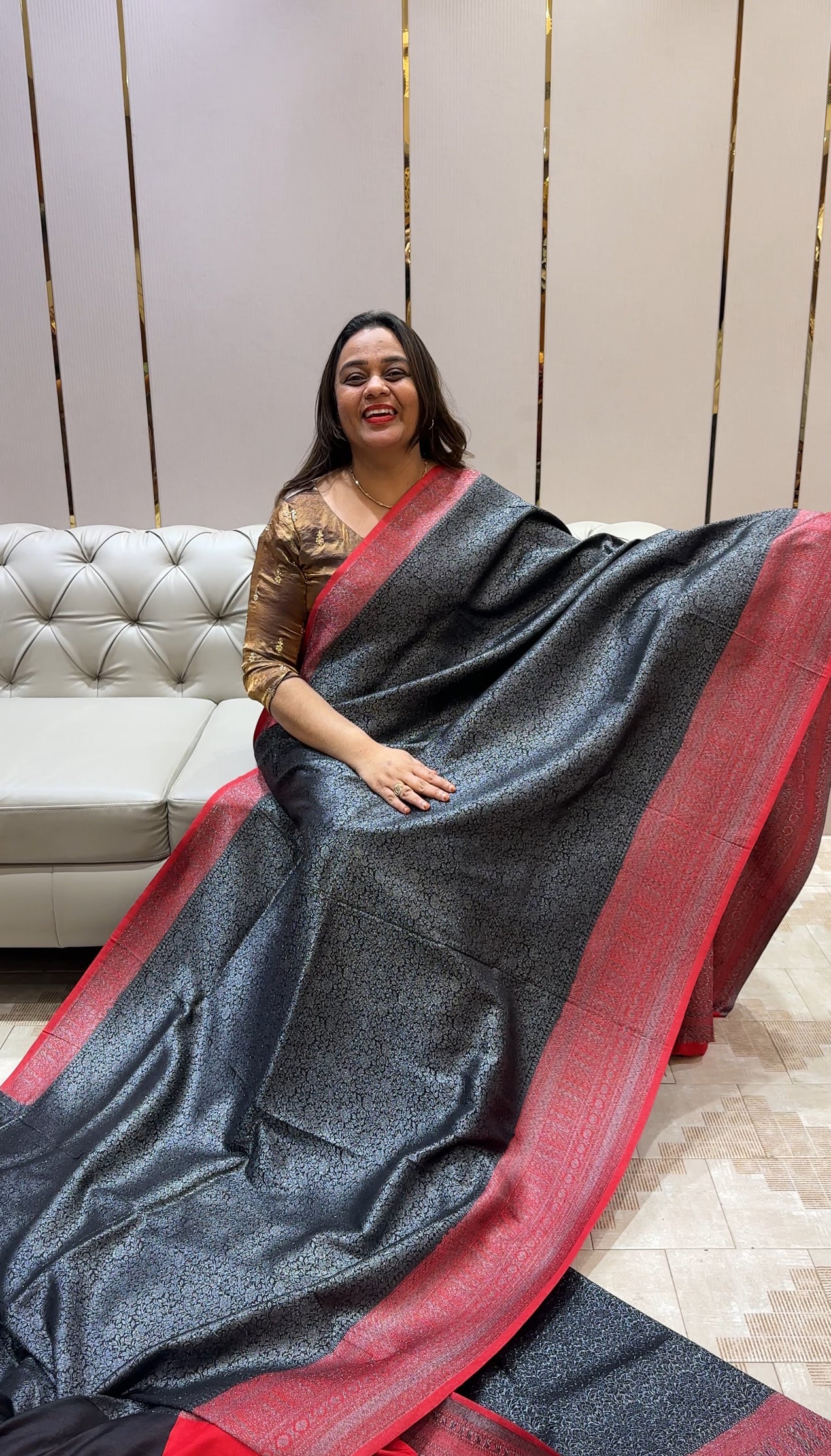 SEMI KATAN SAREES - IHA 22694