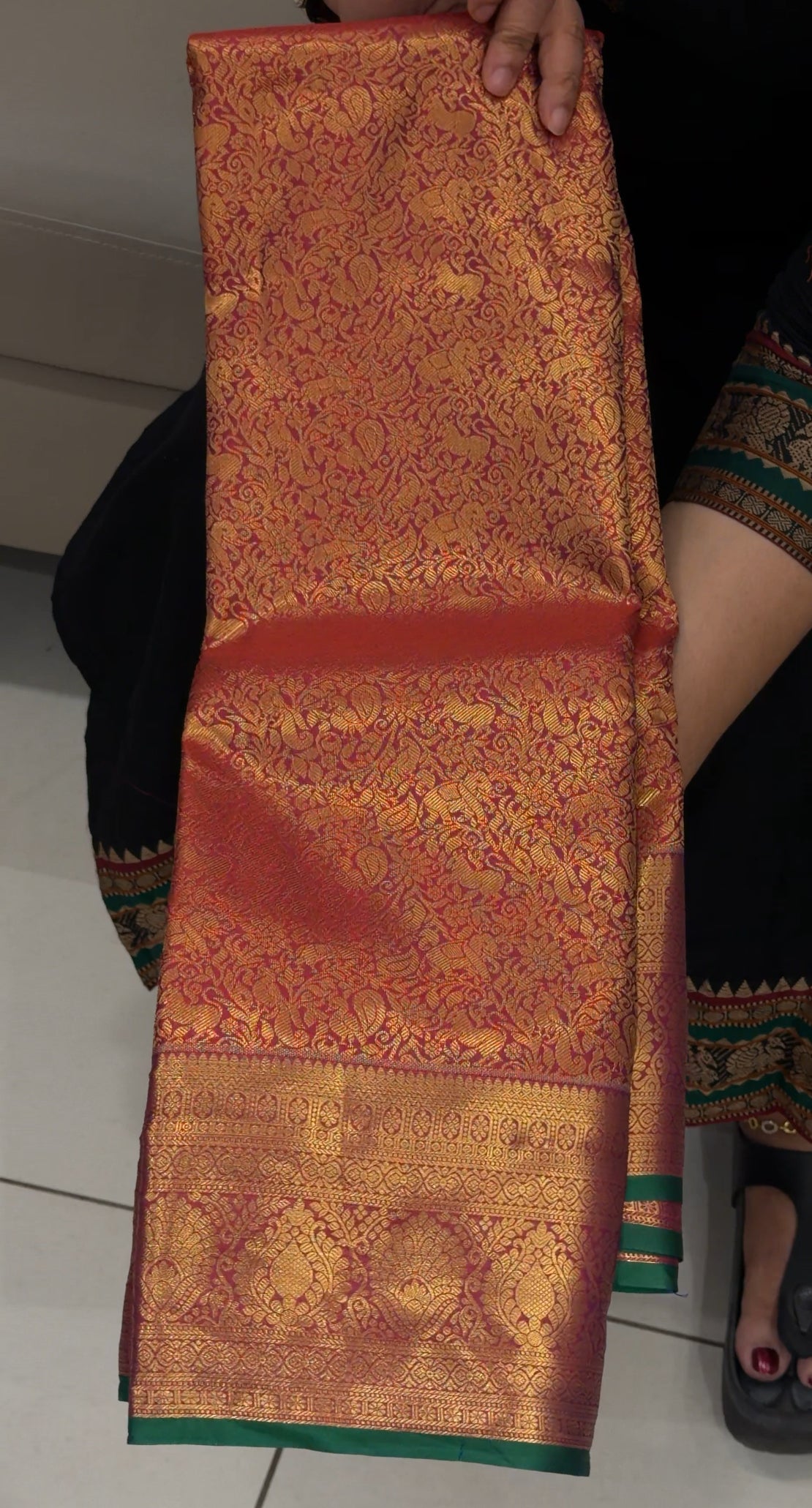 DESIGNER BROCADE SAREES - IHA 28698