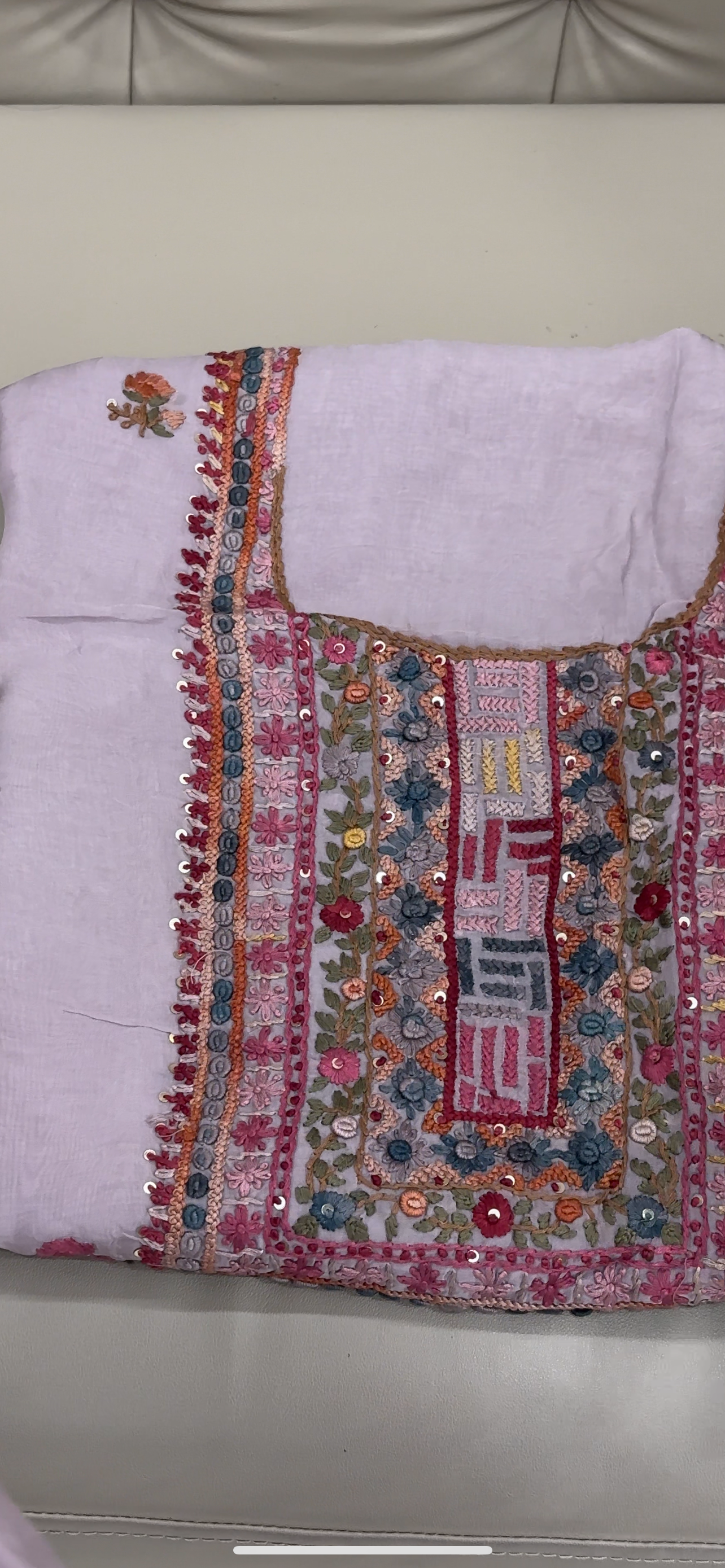 VISCOSE ORGANZA UNSTITCHED SALWAR SUITS - IHA 28546