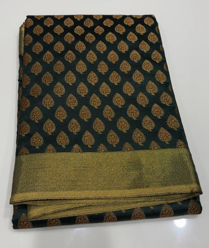 SEMI BANARASI SAREES - IHA 17212