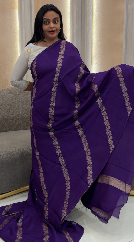 SEMI BANARASI SAREES - IHA 32946