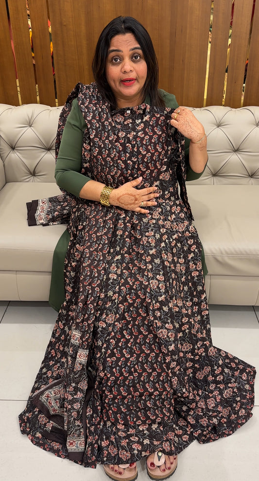 COTTON AJRAKH TOP AND BOTTOM - IHA 27574