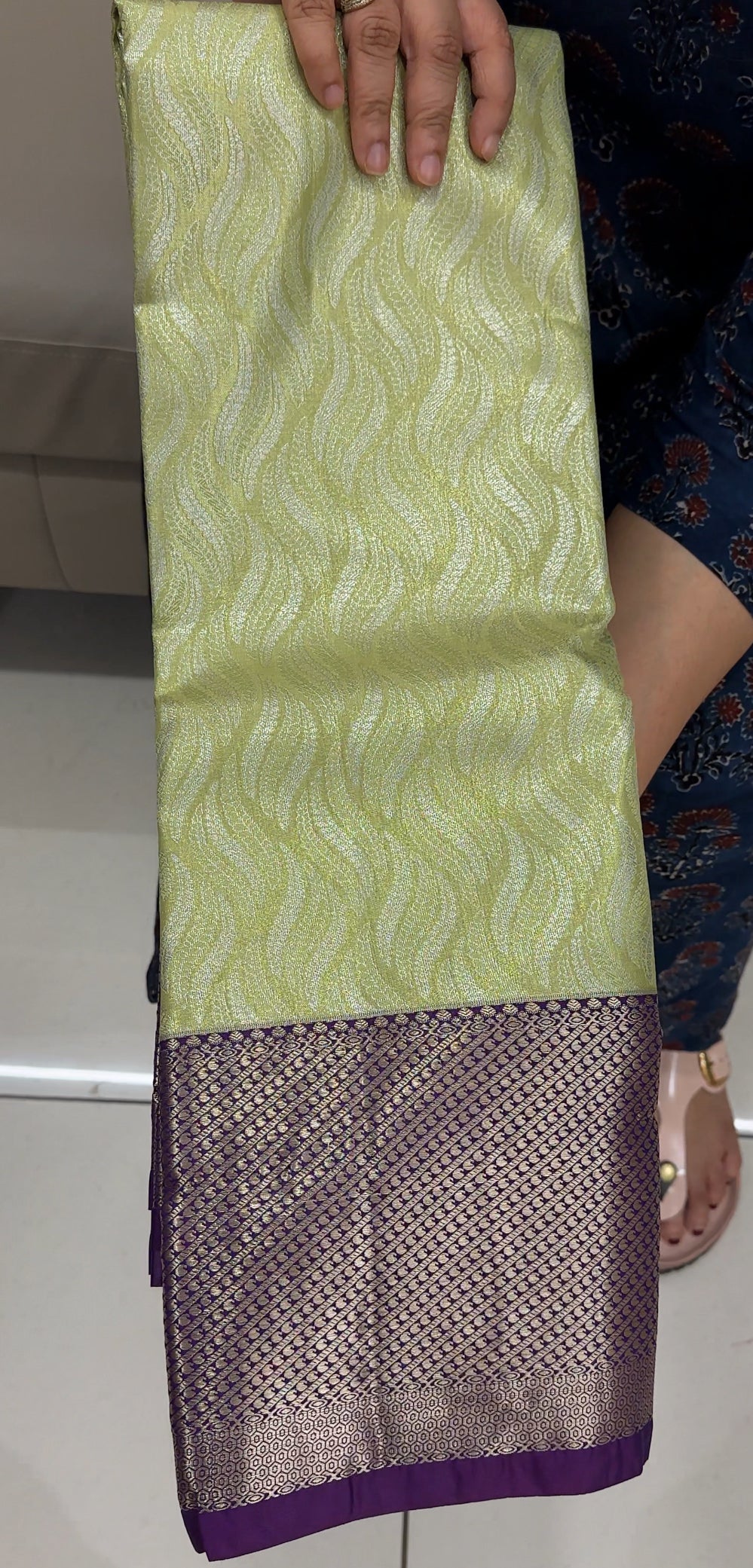 BROCADE KANCHIPURAM SILK SAREES - IHA 26854