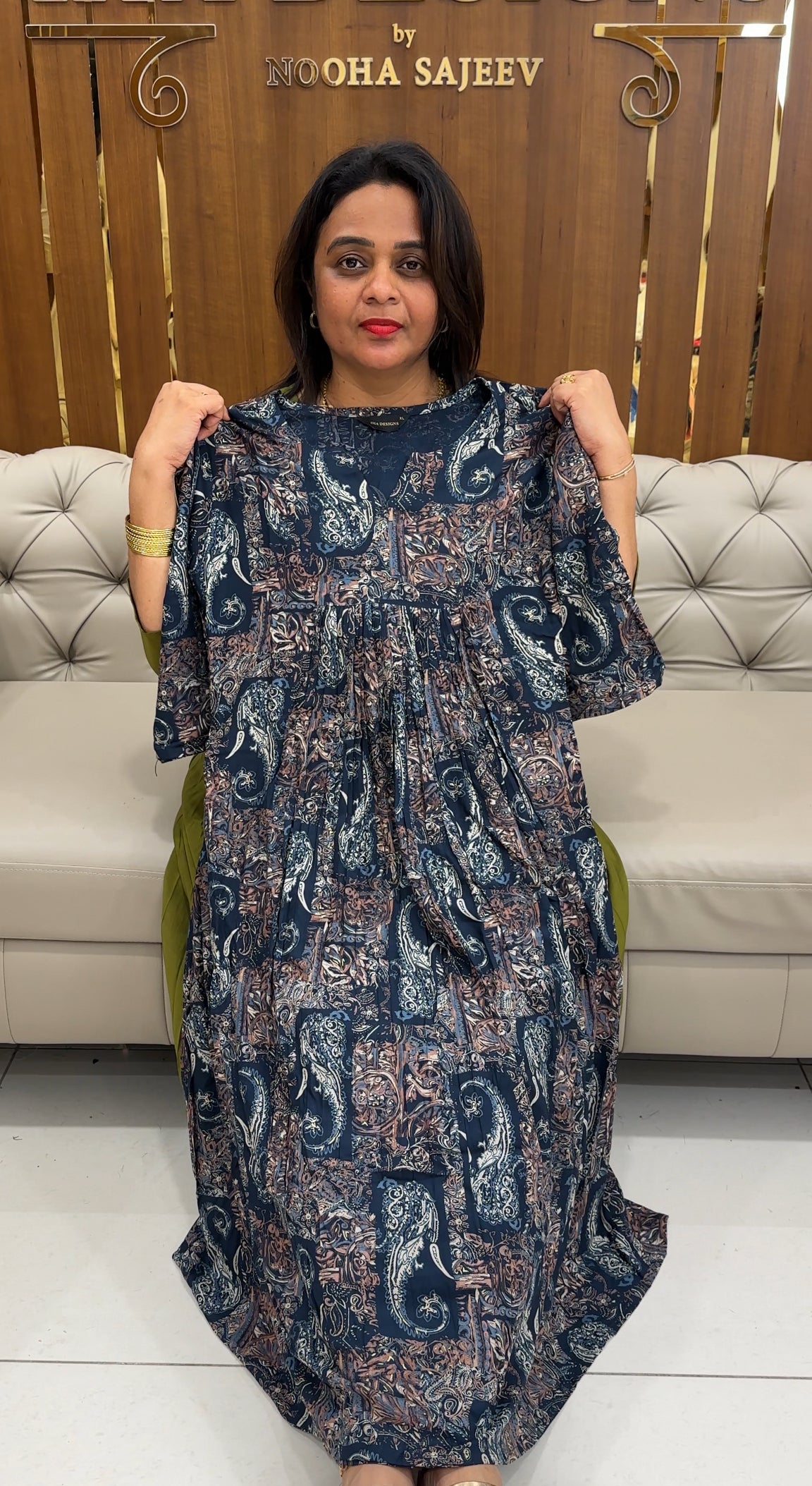 PRINTED RAYON TOPS - IHA 25632