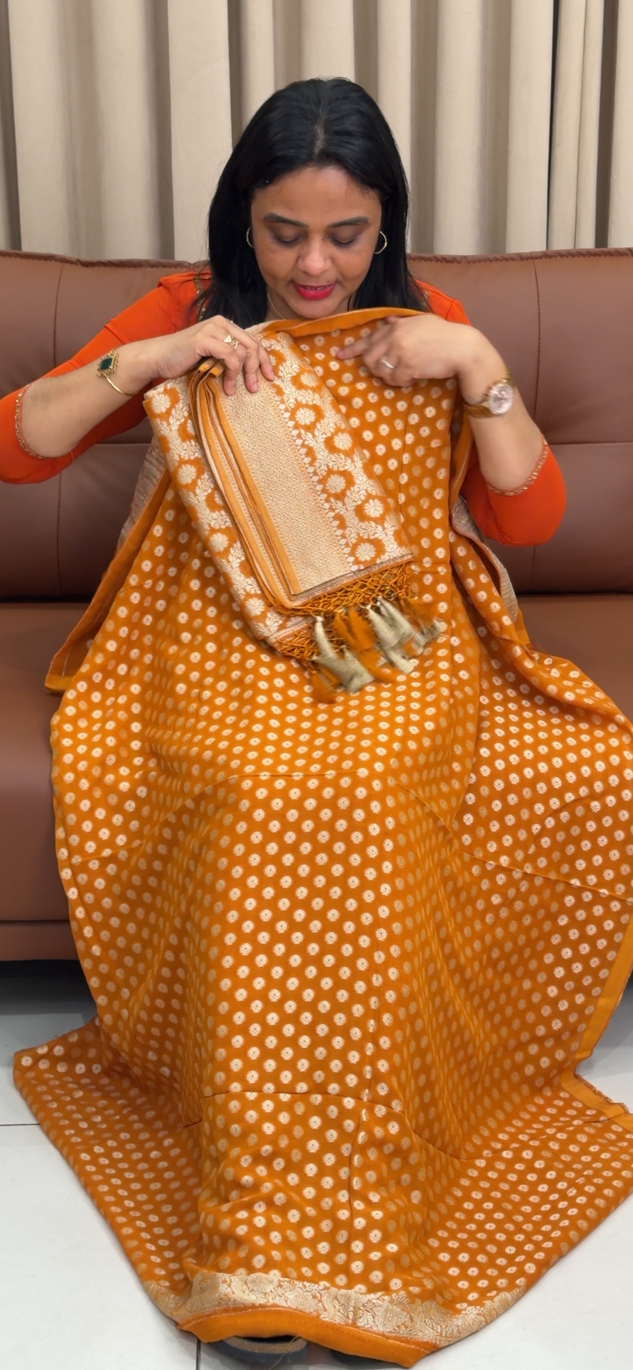 VISCOSE GEORGETTE UNSTITCHED SALWAR SUITS - IHA 34287