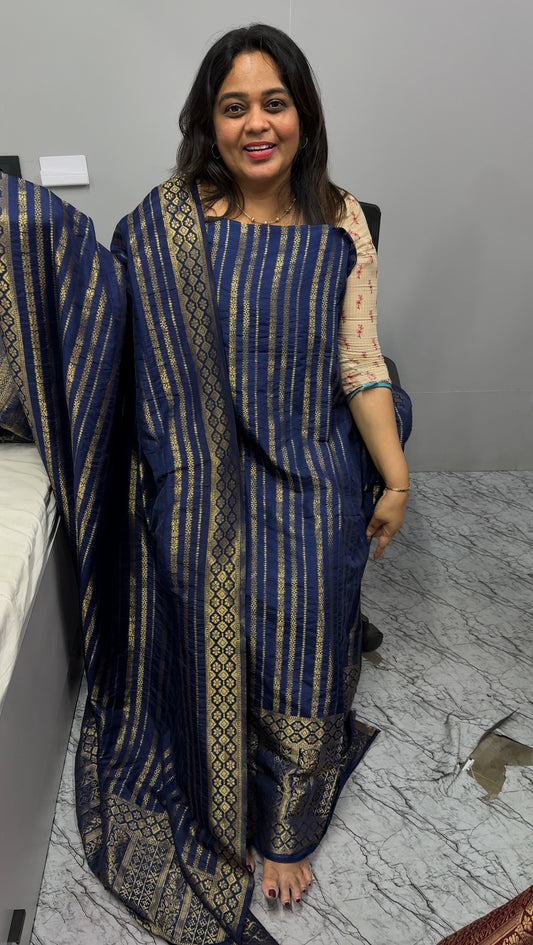FORWARD SEMI BANARASI UNSTITCHED SALWAR SUITS - IHA 26956