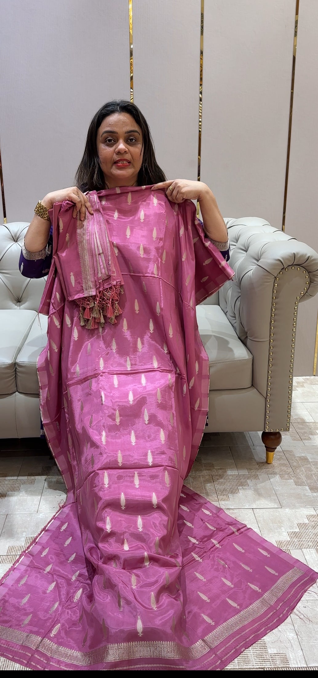 BANARASI UNSTITCHED SALWAR SUITS - IHA 21341
