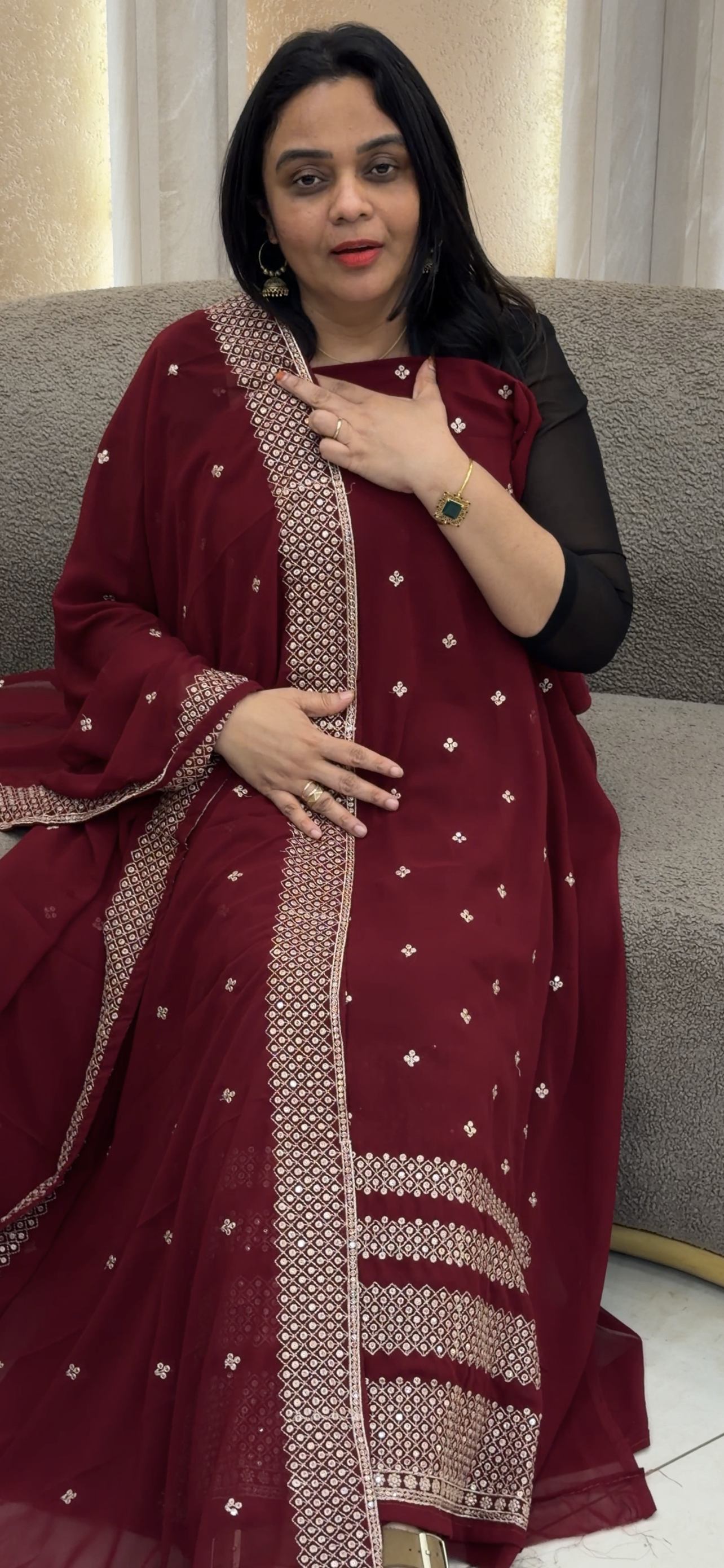 BUDGET BUY UNSTITCHED SALWAR SUITS - IHA 33572