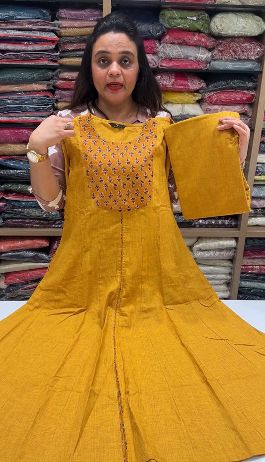 ANARKALI TOP AND BOTTOM - IHA 18108