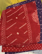 COTTON UNSTITCHED SALWAR SUITS - IHA 17983