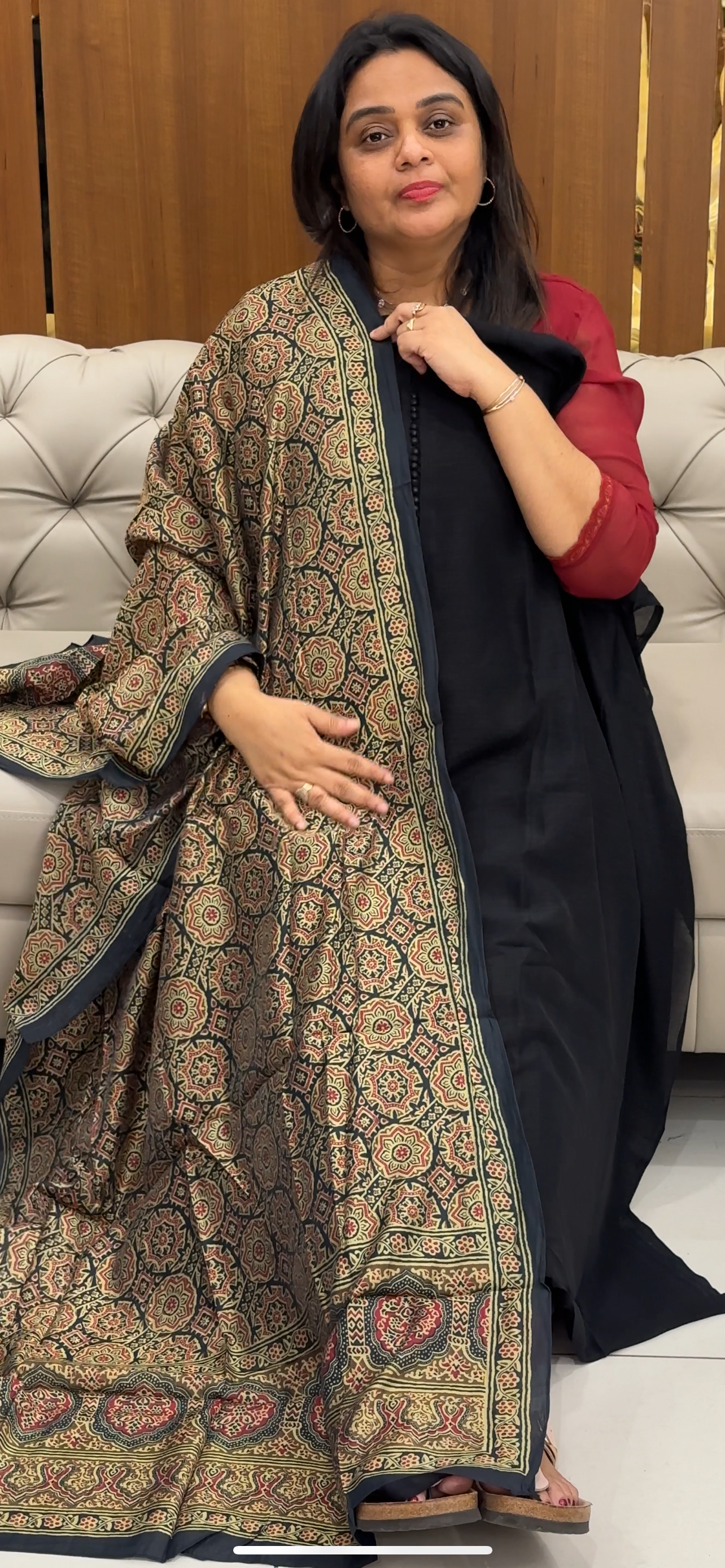 SEMI RAW SILK UNSTITCHED SALWAR SUITS - IHA 28714