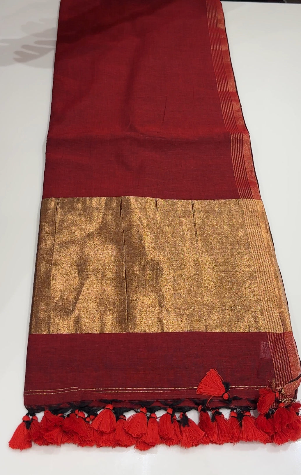 KHADDY COTTON SAREE - IHA 18559