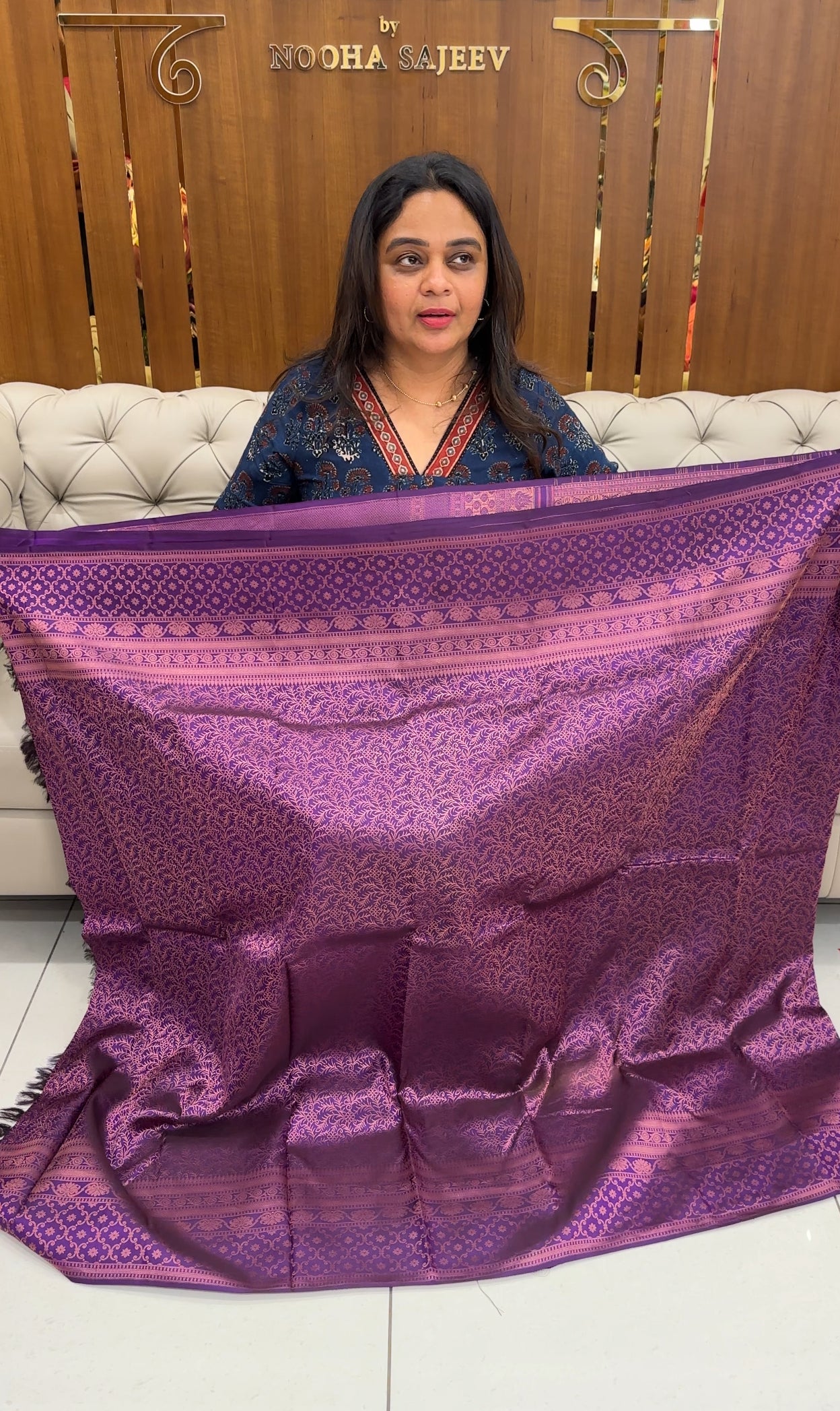 DESIGNER KANCHIPURAM SIK SAREES - IHA 26859