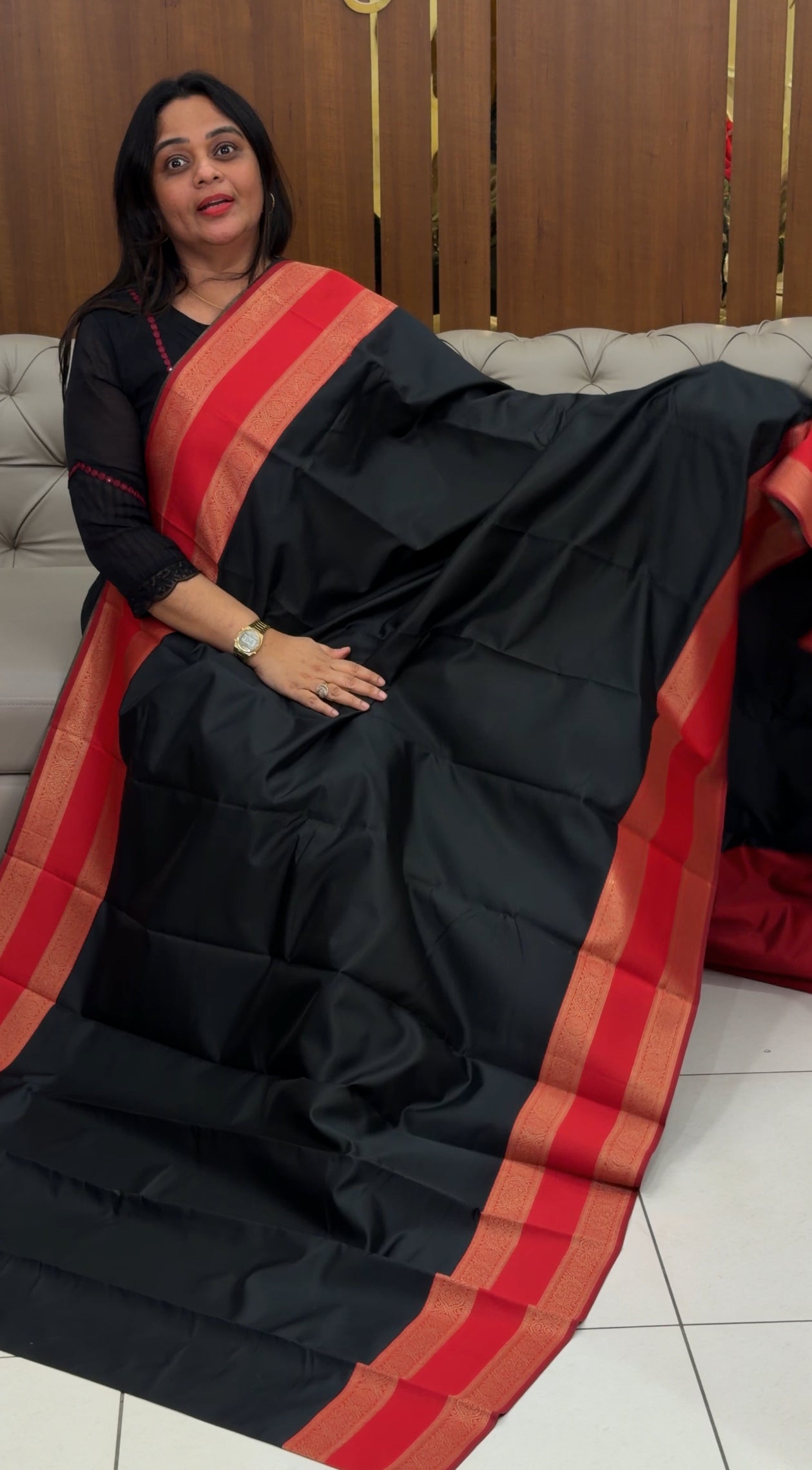 SEMI SILK SAREES - IHA 29234