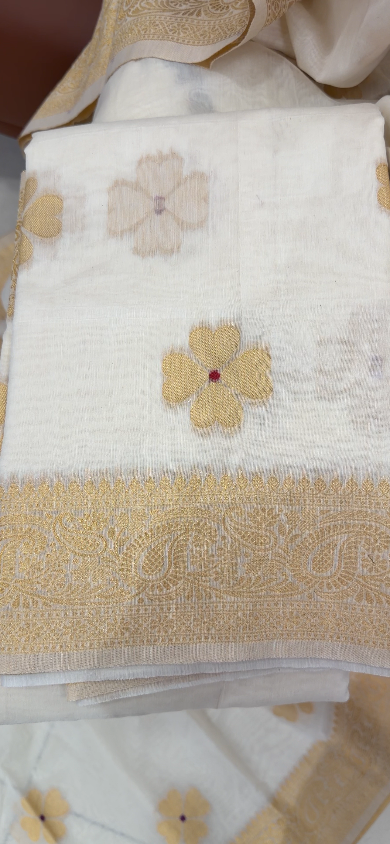 MALAI CHANDERI SAREES - IHA 34239