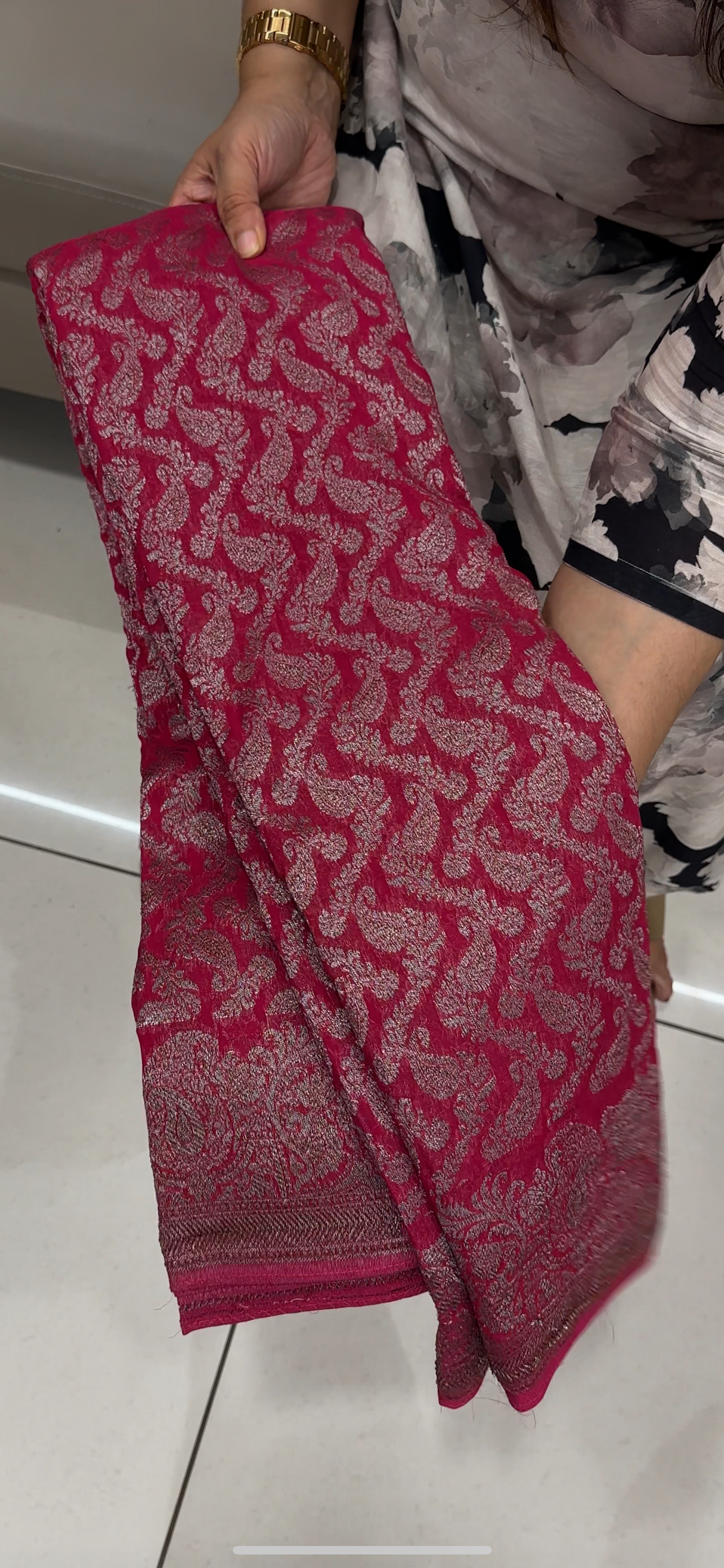 VISCOSE GEORGETTE SAREES - IHA 28661